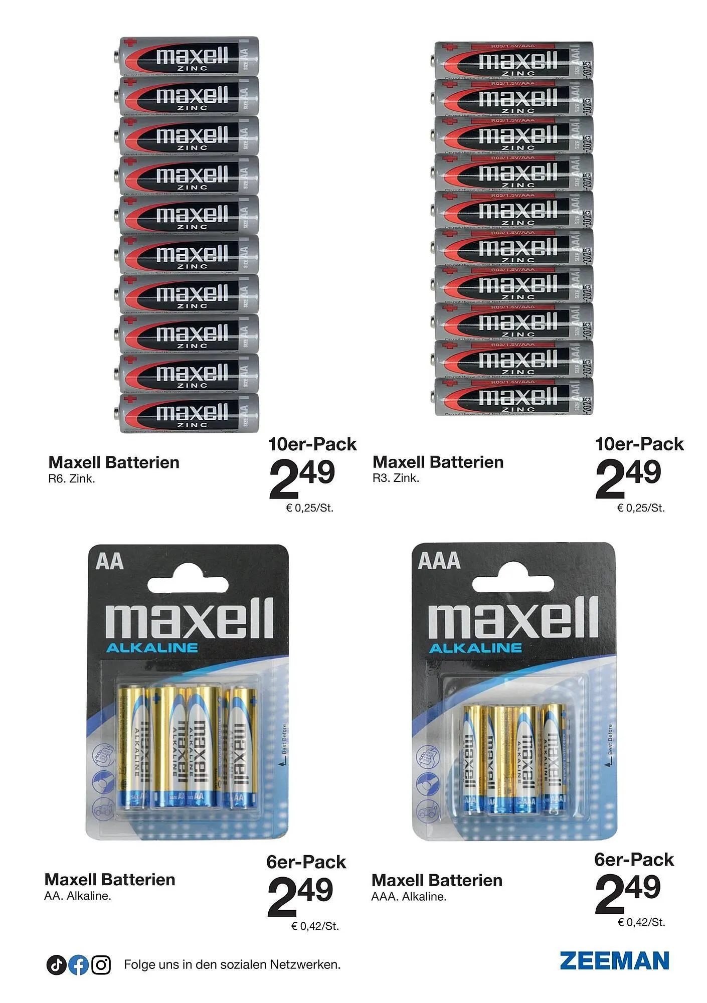 Zeeman Prospekt von 13. Dezember bis 27. Dezember 2025 - Prospekt seite 19