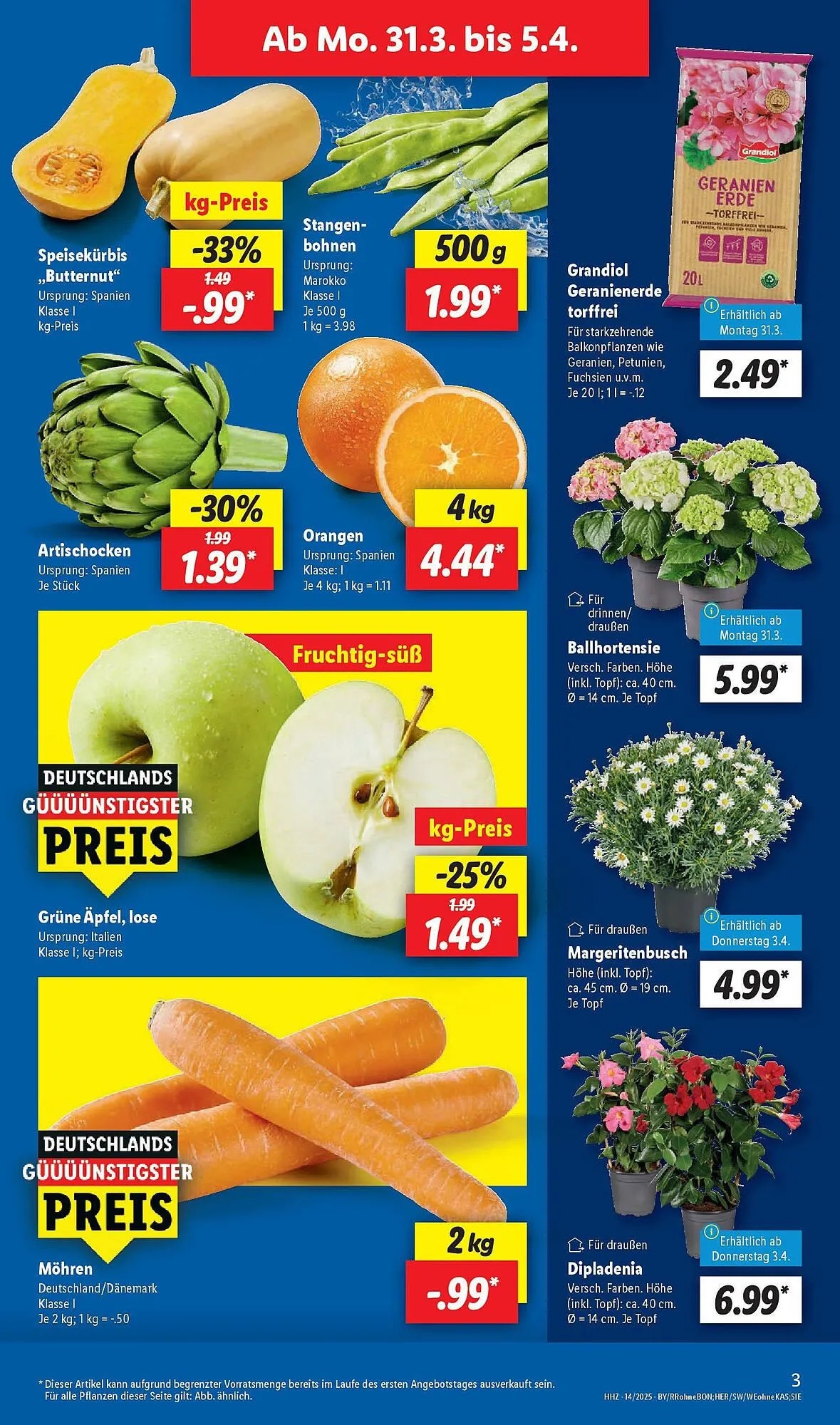 Lidl Prospekt von 31. März bis 5. April 2025 - Prospekt seite 3