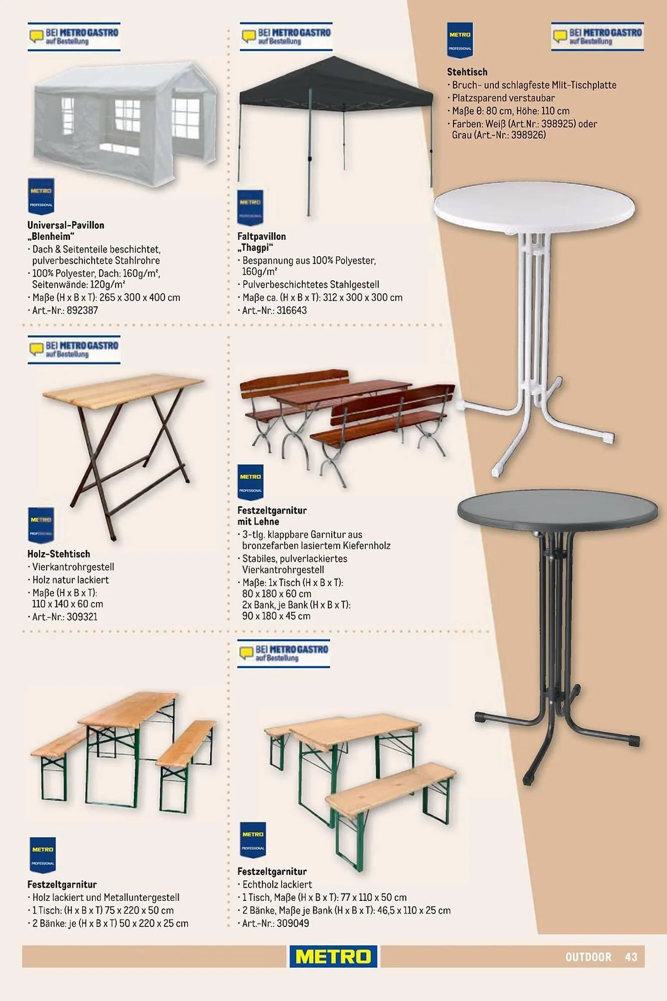METRO Prospekt von 25. März bis 8. April 2026 - Prospekt seite 43