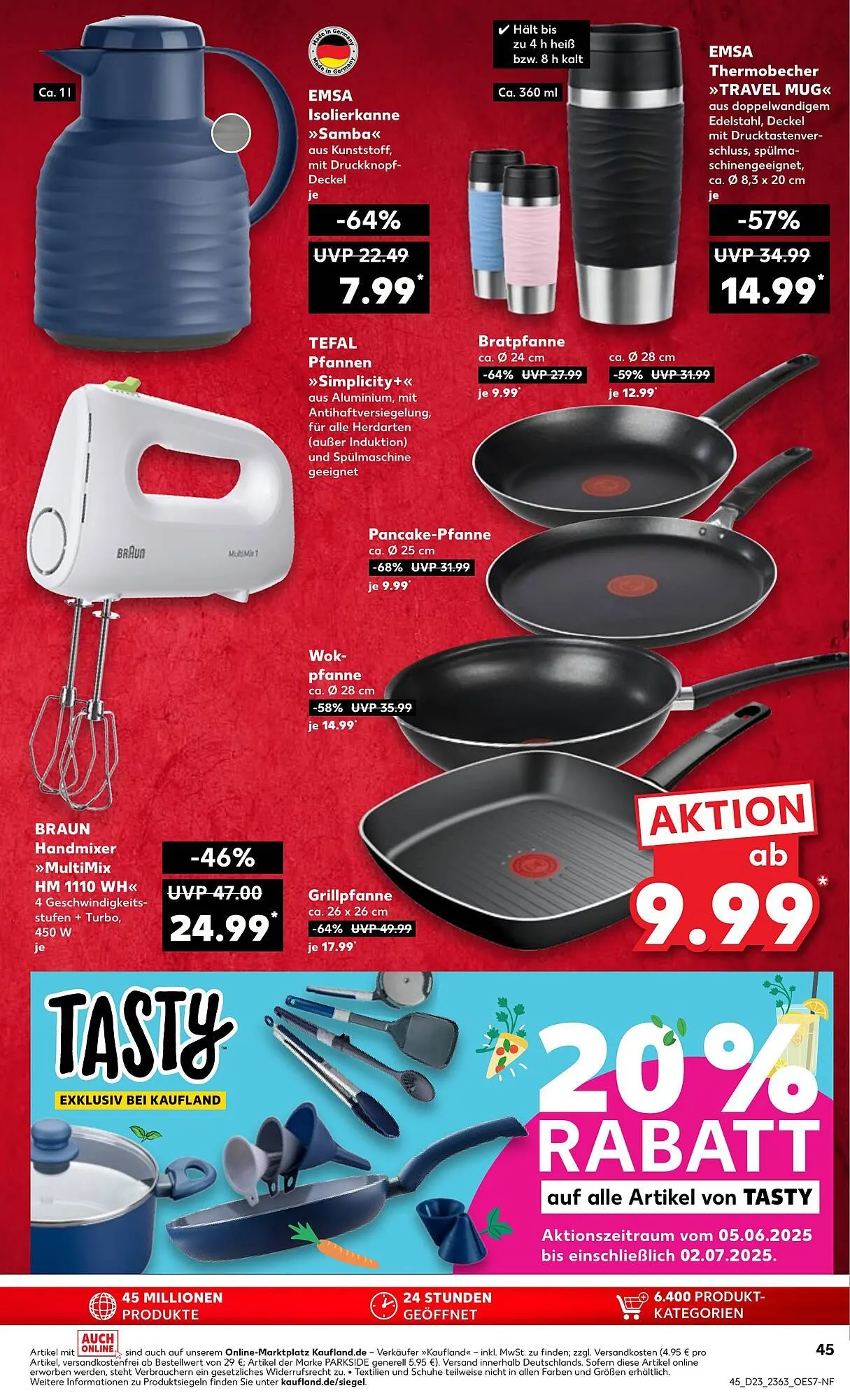 Kaufland Prospekt von 5. Juni bis 11. Juni 2025 - Prospekt seite 45