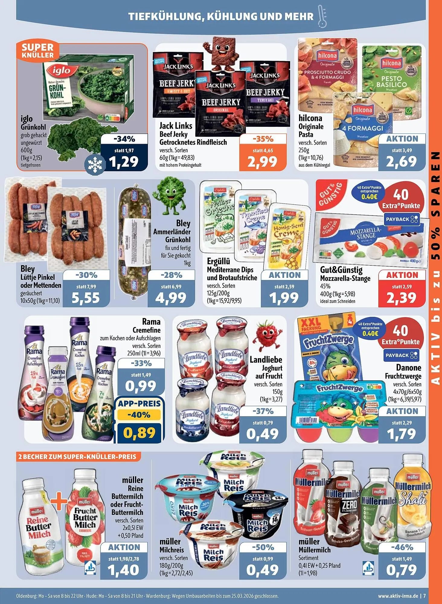 Aktiv Irma Prospekt von 16. März bis 21. März 2026 - Prospekt seite 7