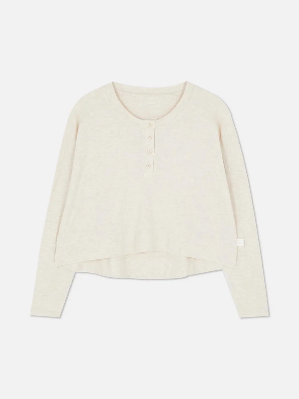 Ultraweiches, langärmeliges Schlafanzugtop