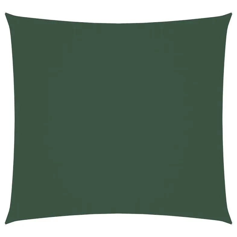 vidaXL Sonnensegel Oxford-Gewebe Quadratisch 6x6 m Dunkelgrün