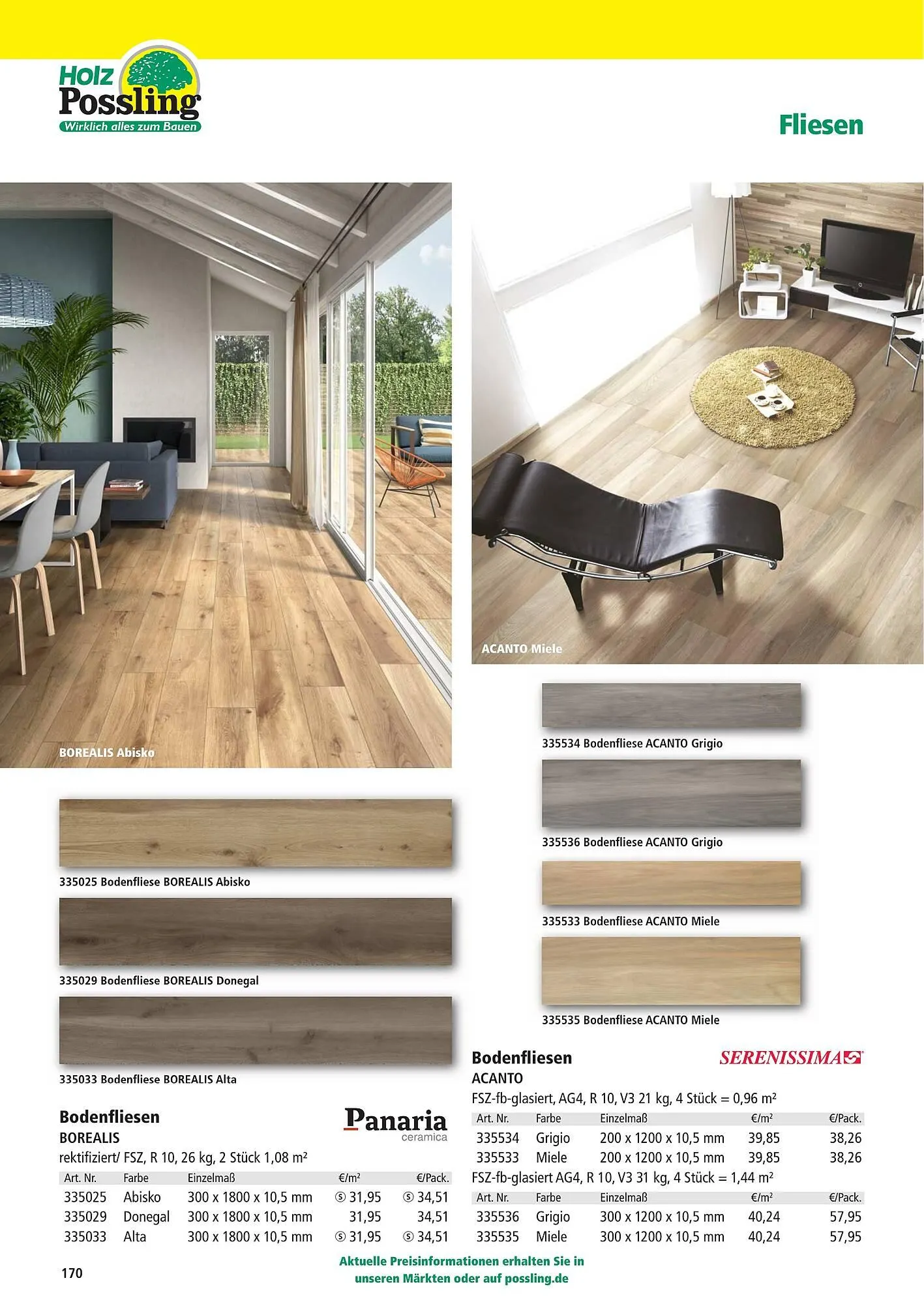 Holz Possling Prospekt von 2. Mai bis 31. Juli 2025 - Prospekt seite 170