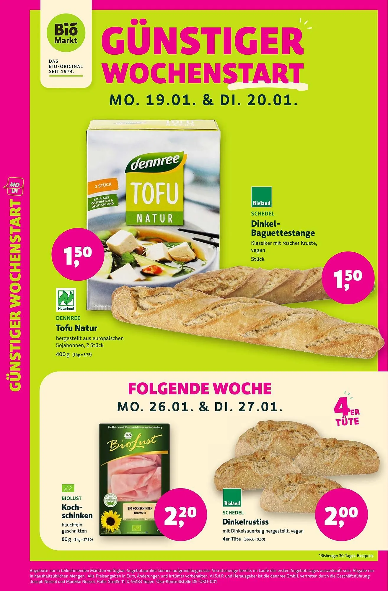 Aleco Biomarkt Prospekt von 14. Januar bis 27. Januar 2026 - Prospekt seite 3