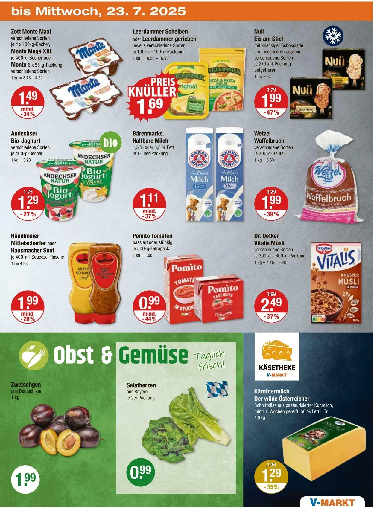 V-Markt Aktueller Prospekt von 17. Juli bis 23. Juli 2025 - Prospekt seite 23
