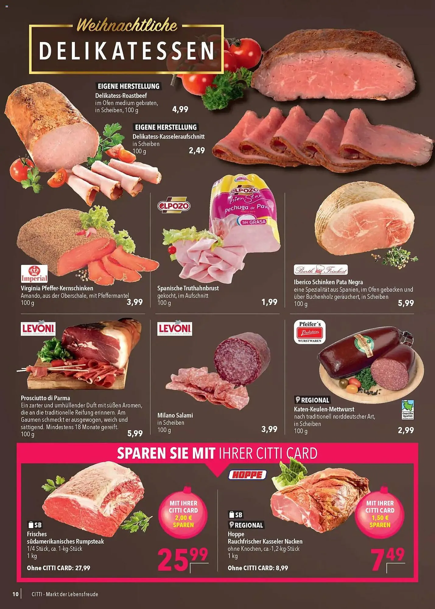 CITTI Markt Prospekt von 10. Dezember bis 16. Dezember 2025 - Prospekt seite 10