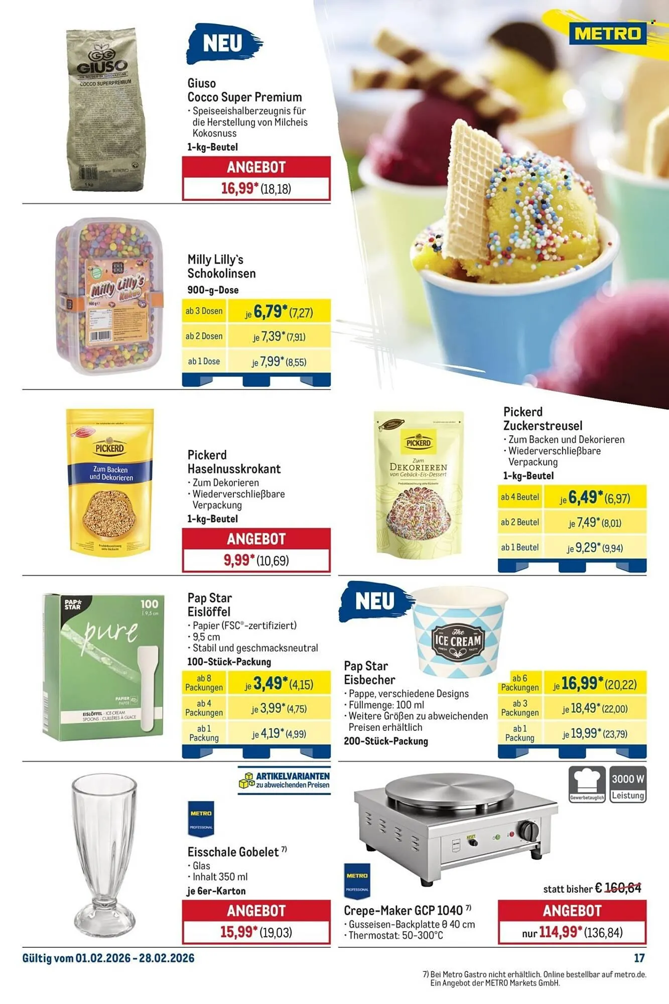 METRO Prospekt von 1. Februar bis 28. Februar 2026 - Prospekt seite 17