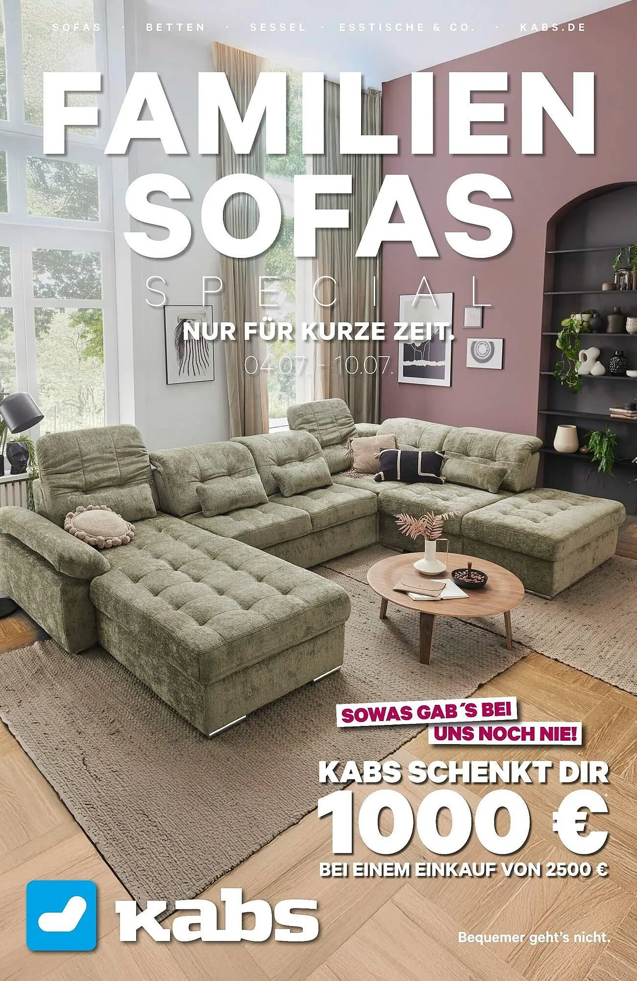 Kabs Polsterwelt Prospekt - 1