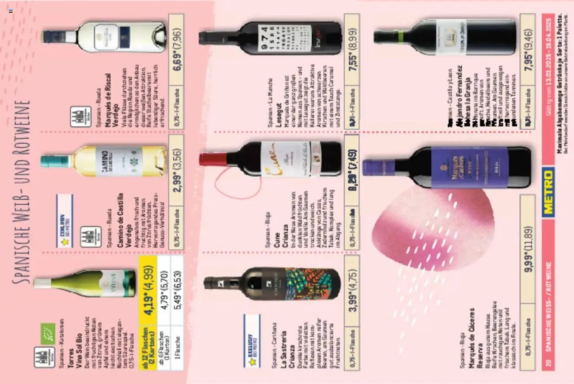 METRO Prospekt von 13. März bis 19. April 2025 - Prospekt seite 20