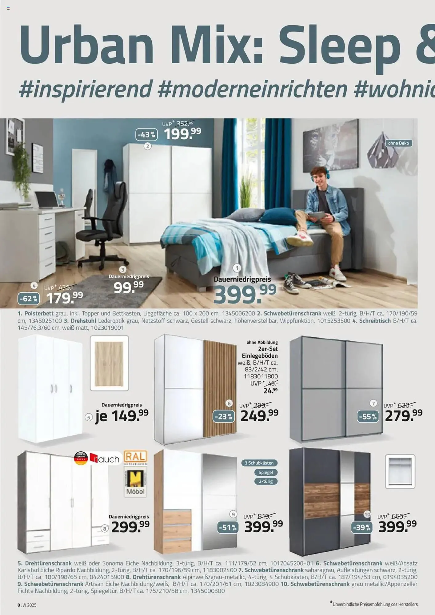 ROLLER Prospekt von 3. August bis 1. November 2025 - Prospekt seite 8