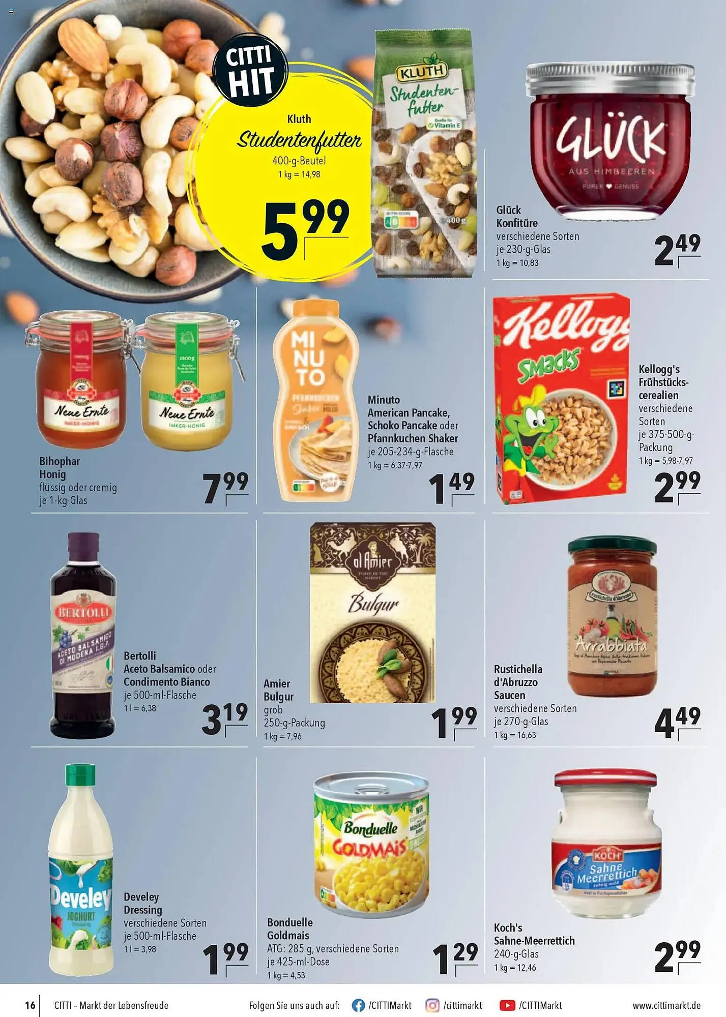 CITTI Markt Prospekt von 18. März bis 24. März 2026 - Prospekt seite 16