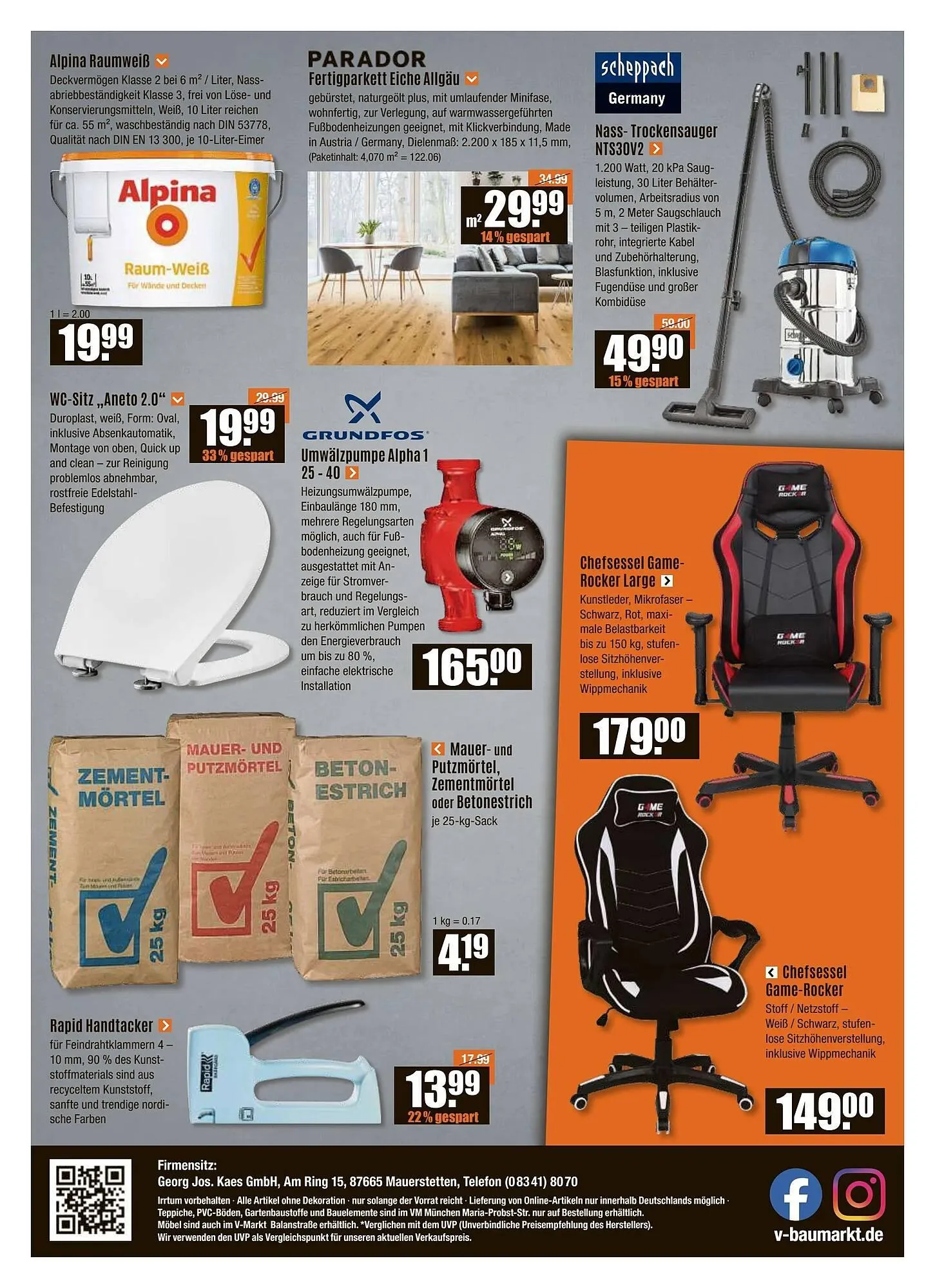 V Baumarkt Prospekt von 11. Dezember bis 18. Dezember 2025 - Prospekt seite 8