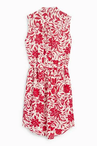 Viscose shirt dress - floral
