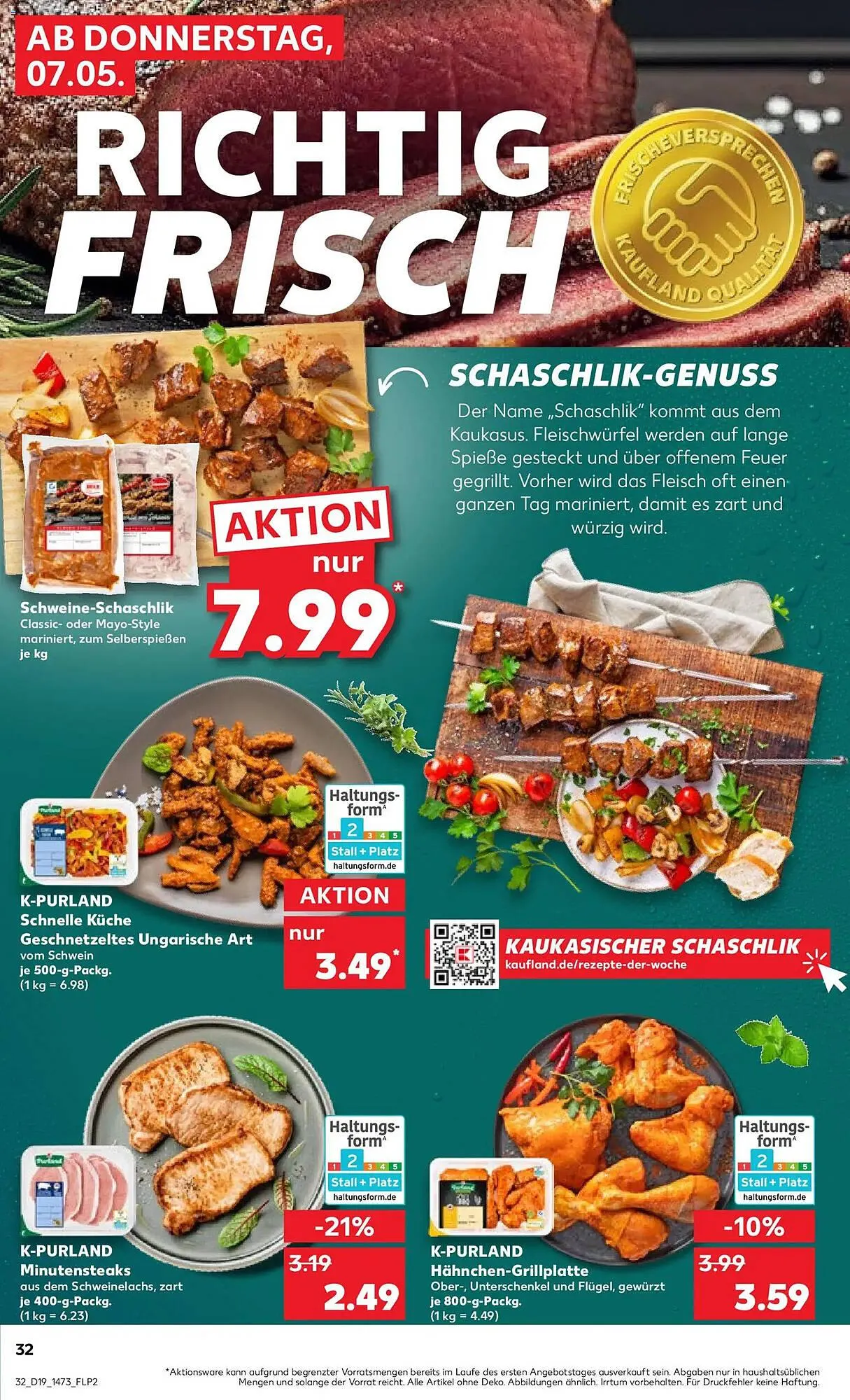 Kaufland Prospekt von 7. Mai bis 13. Mai 2026 - Prospekt seite 32