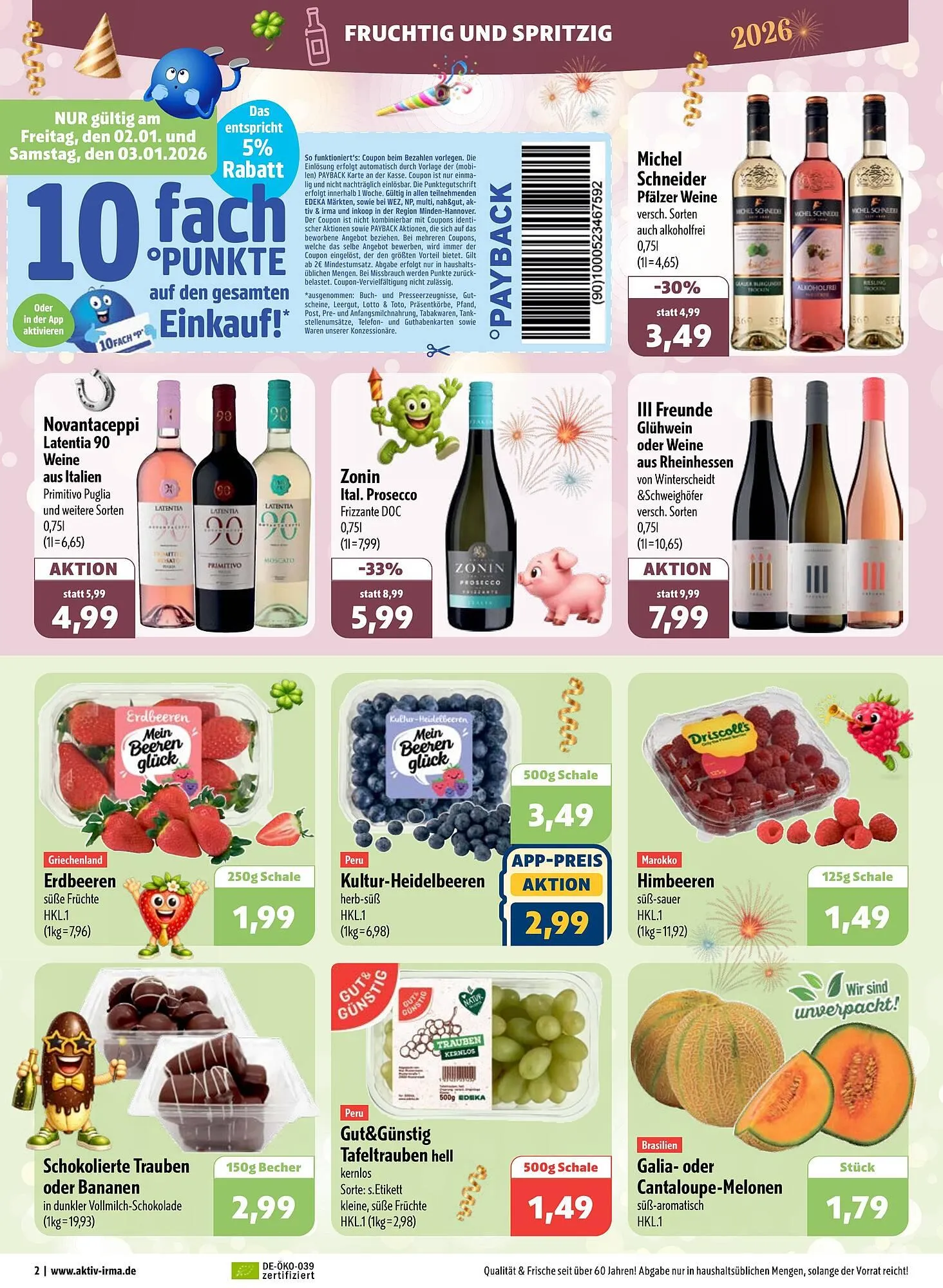 Aktiv Irma Prospekt von 29. Dezember bis 31. Dezember 2025 - Prospekt seite 2