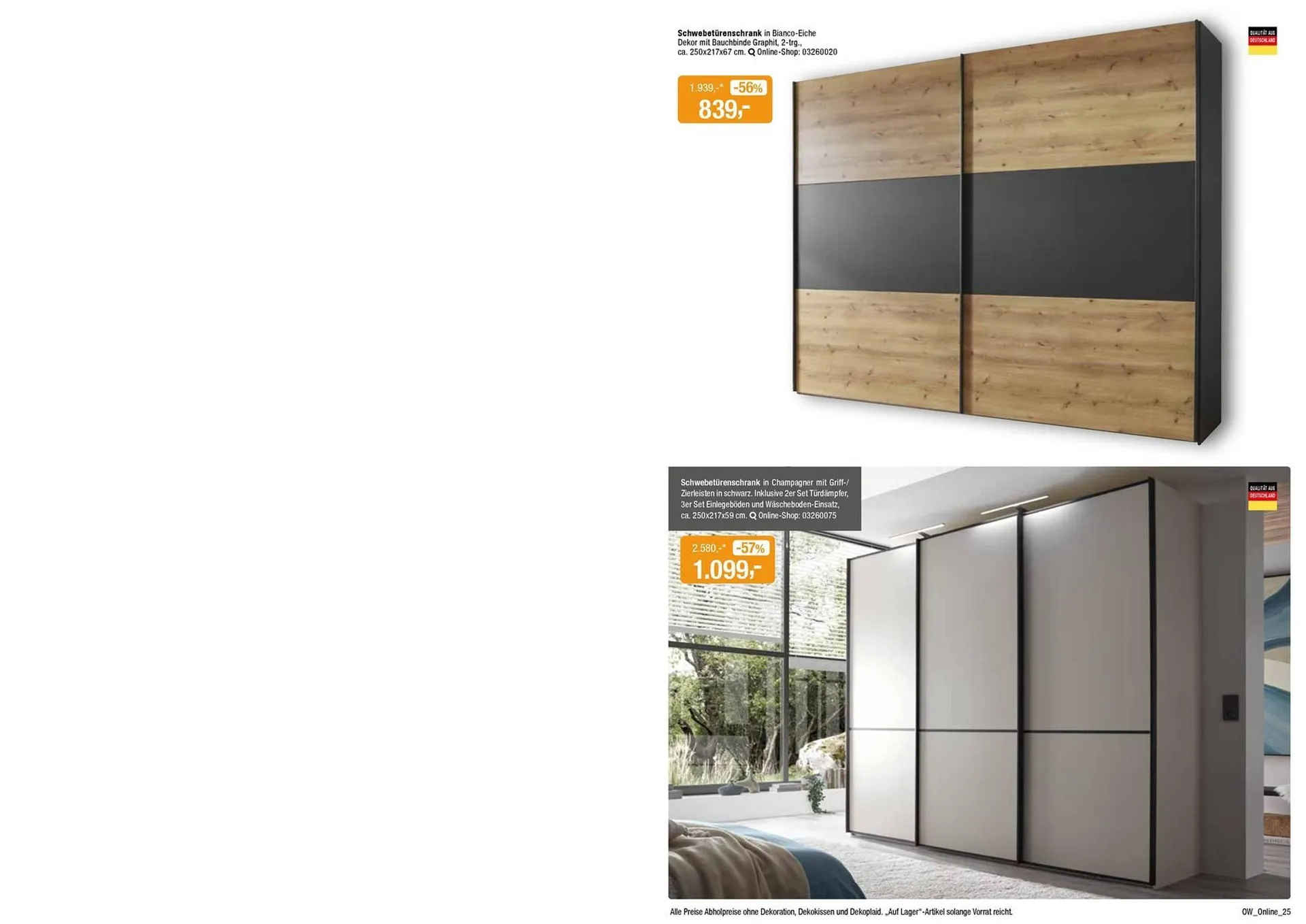 Opti Wohnwelt Prospekt von 13. Juli bis 24. Juli 2025 - Prospekt seite 25