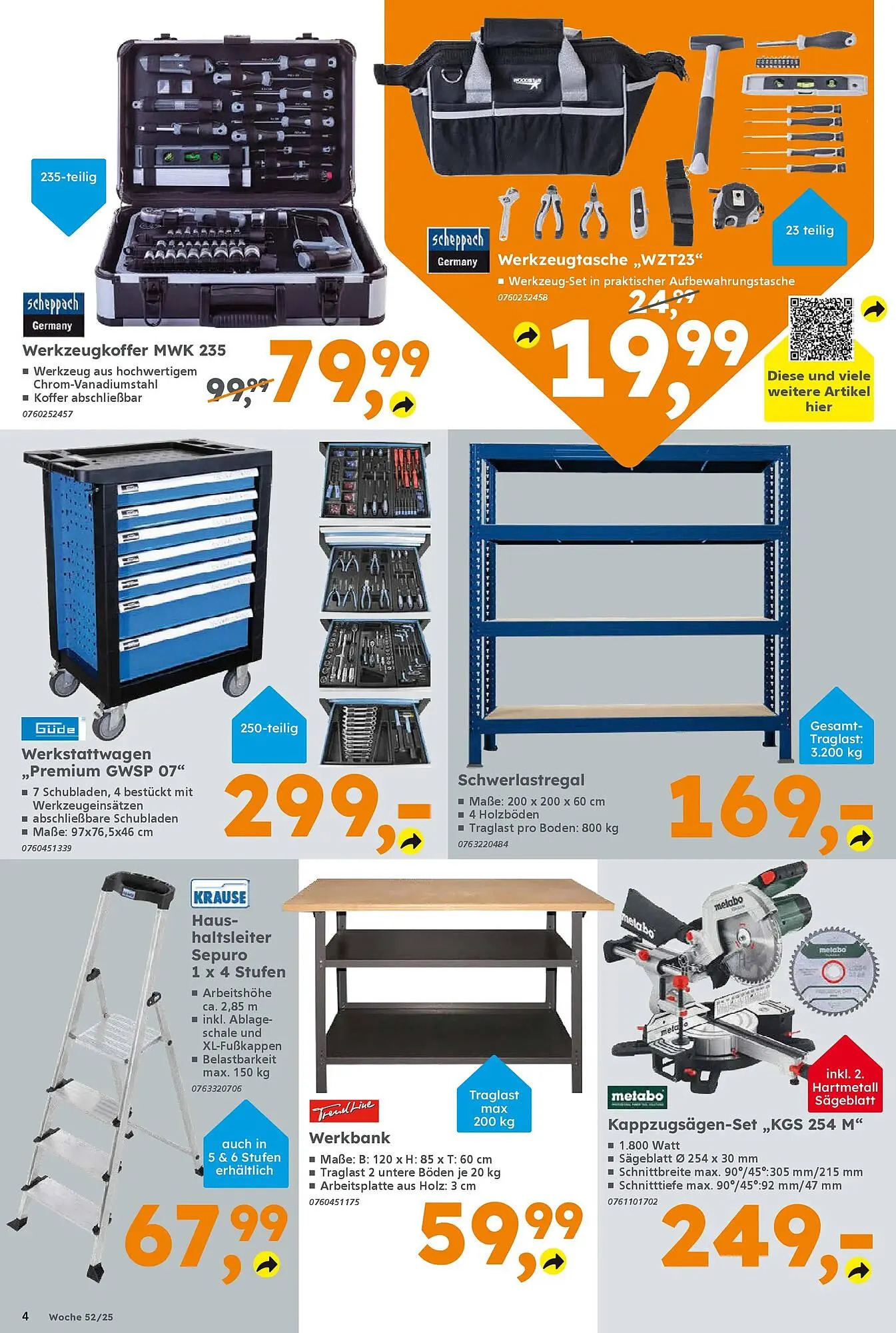 Globus Baumarkt Prospekt von 21. Dezember bis 27. Dezember 2025 - Prospekt seite 4