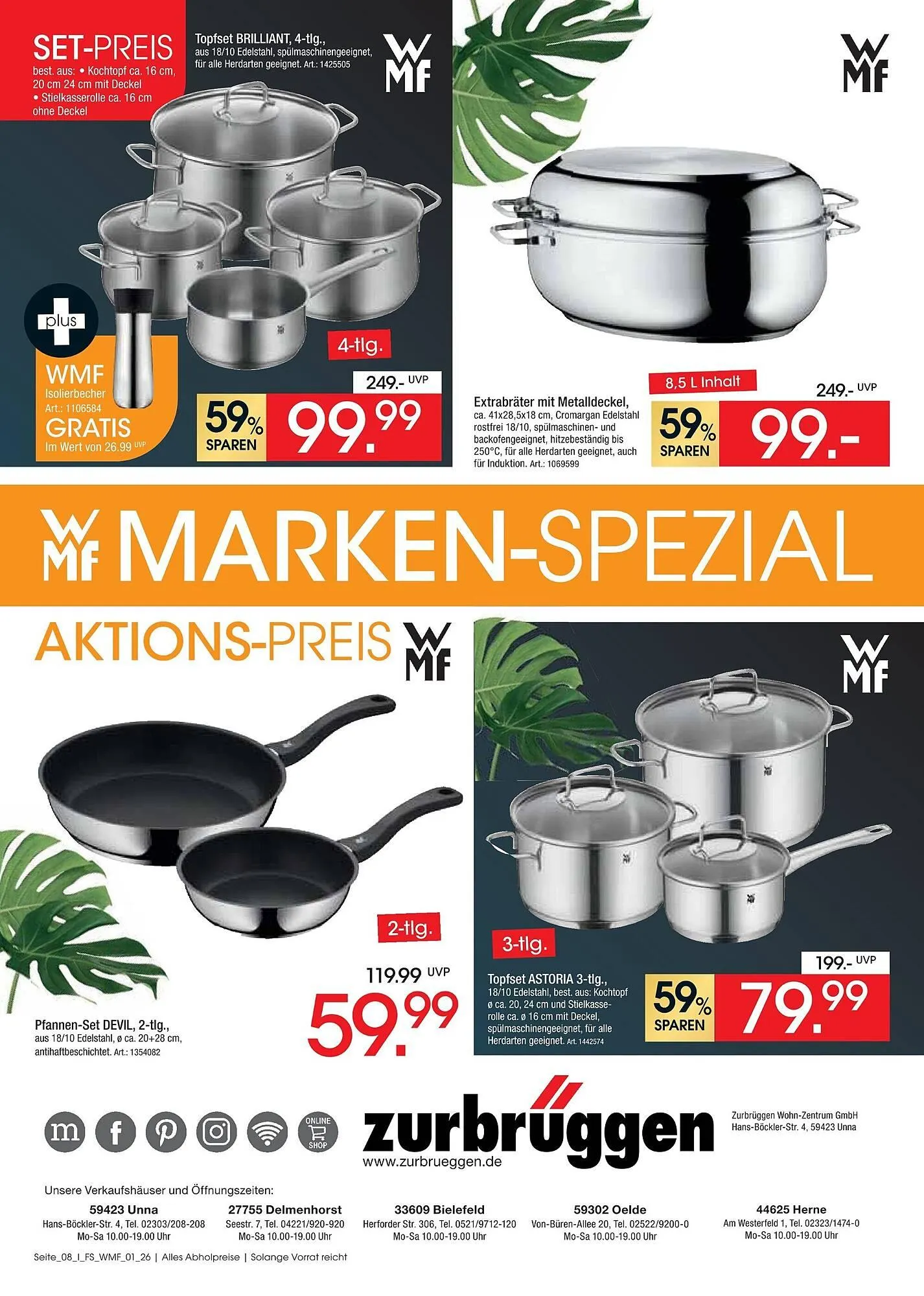 Zurbrüggen Prospekt von 16. März bis 27. April 2026 - Prospekt seite 8