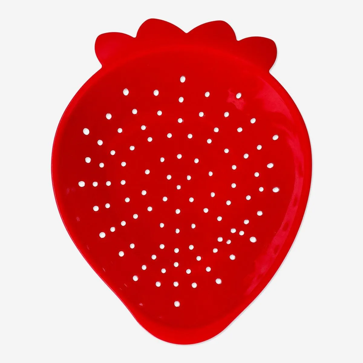 Strawberry shaped colander