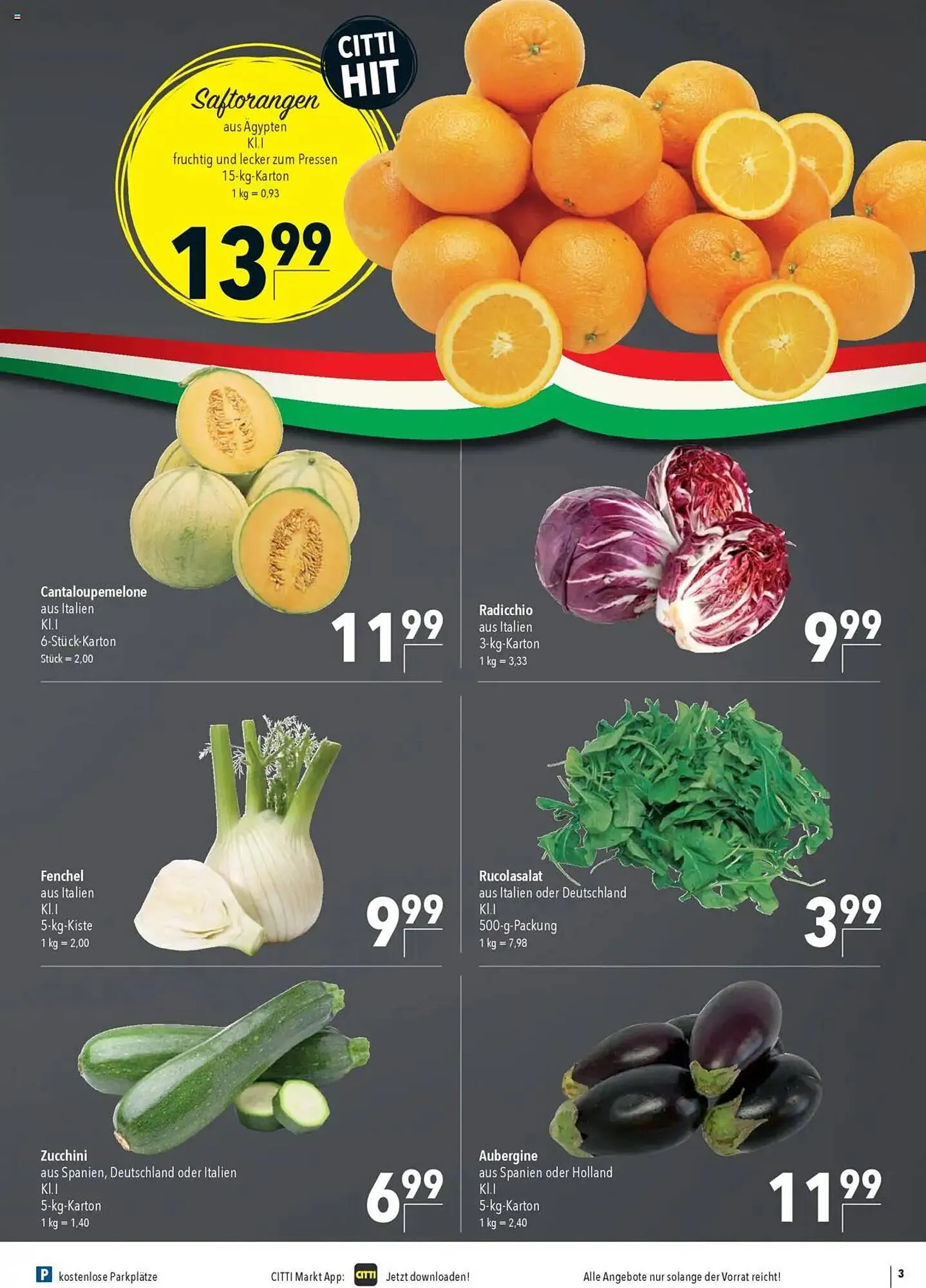 CITTI Markt Prospekt von 21. Mai bis 3. Juni 2025 - Prospekt seite 3