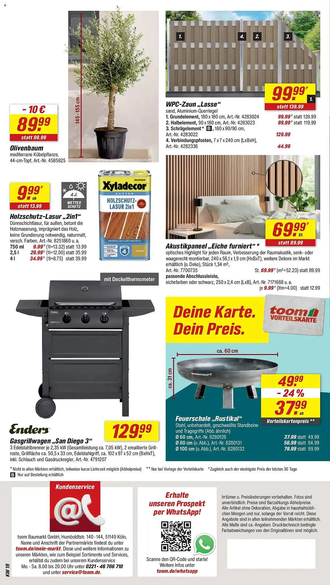 Toom Baumarkt Prospekt von 25. April bis 1. Mai 2026 - Prospekt seite 32