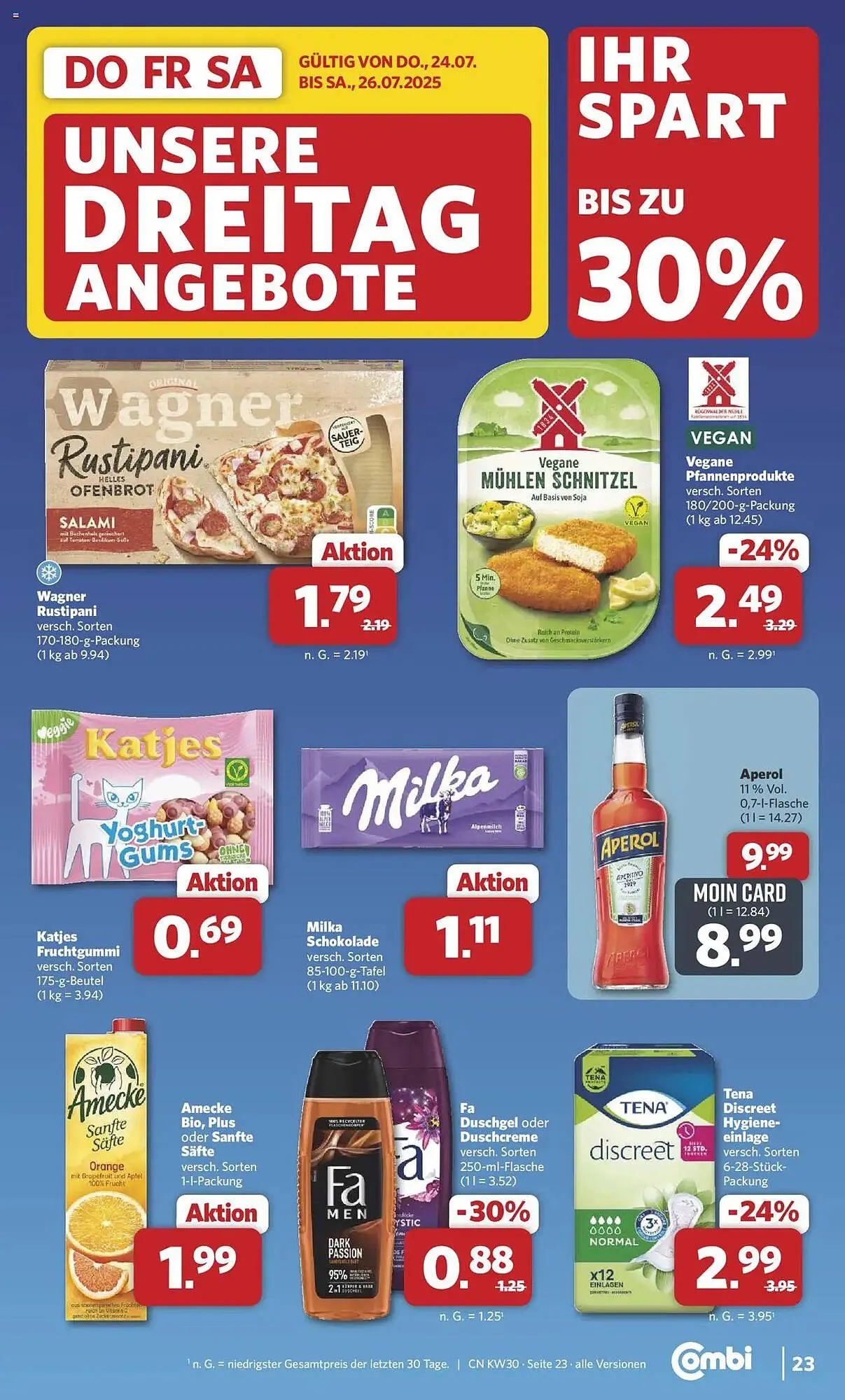Combi Prospekt von 21. Juli bis 26. Juli 2025 - Prospekt seite 29