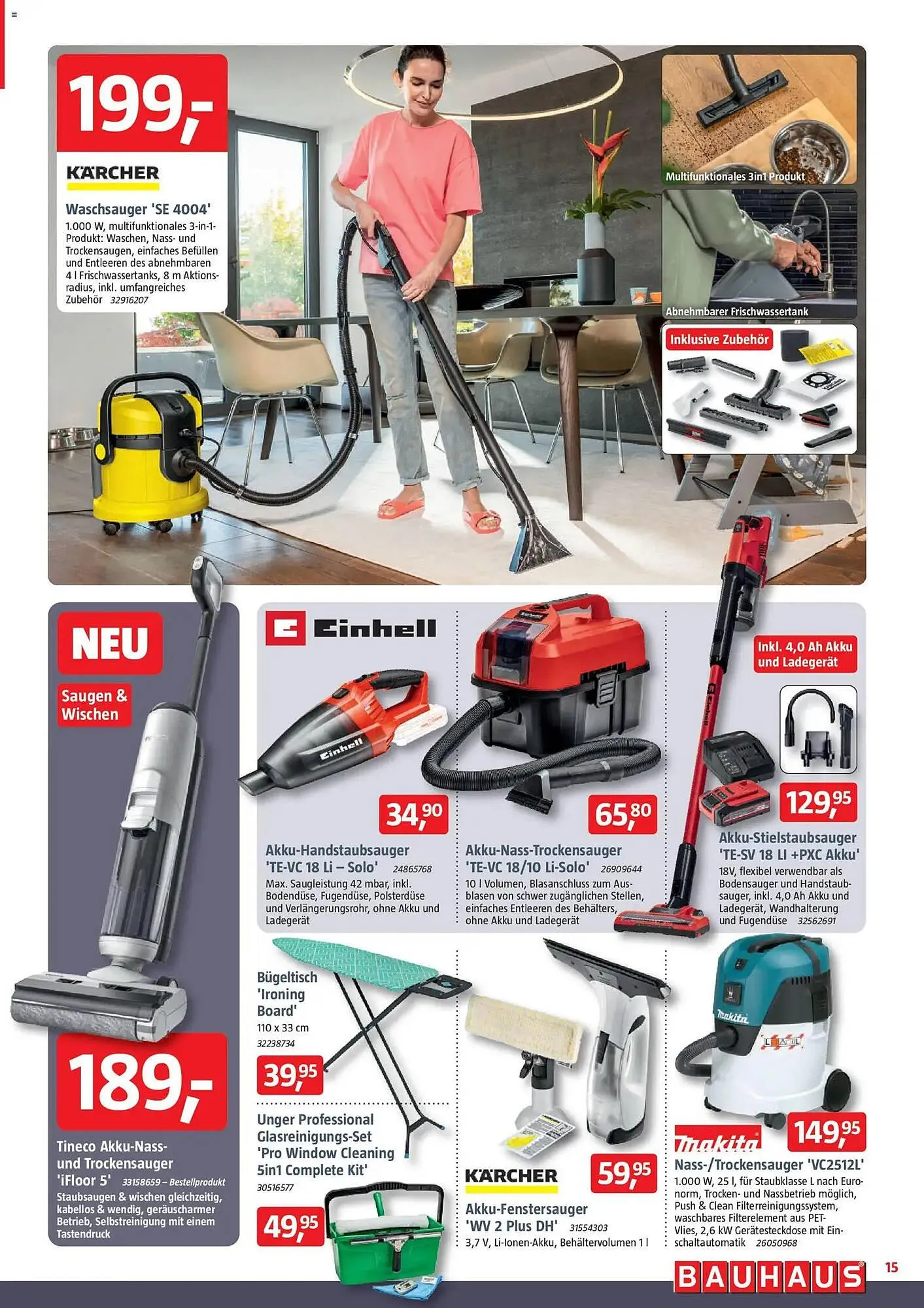 Bauhaus Prospekt von 29. November bis 3. Januar 2026 - Prospekt seite 15