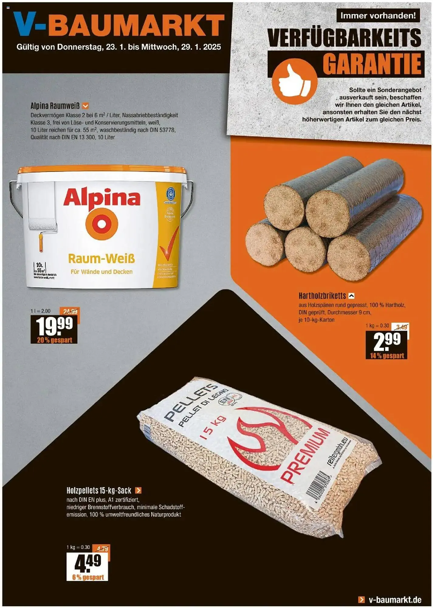 V Baumarkt Prospekt - 1