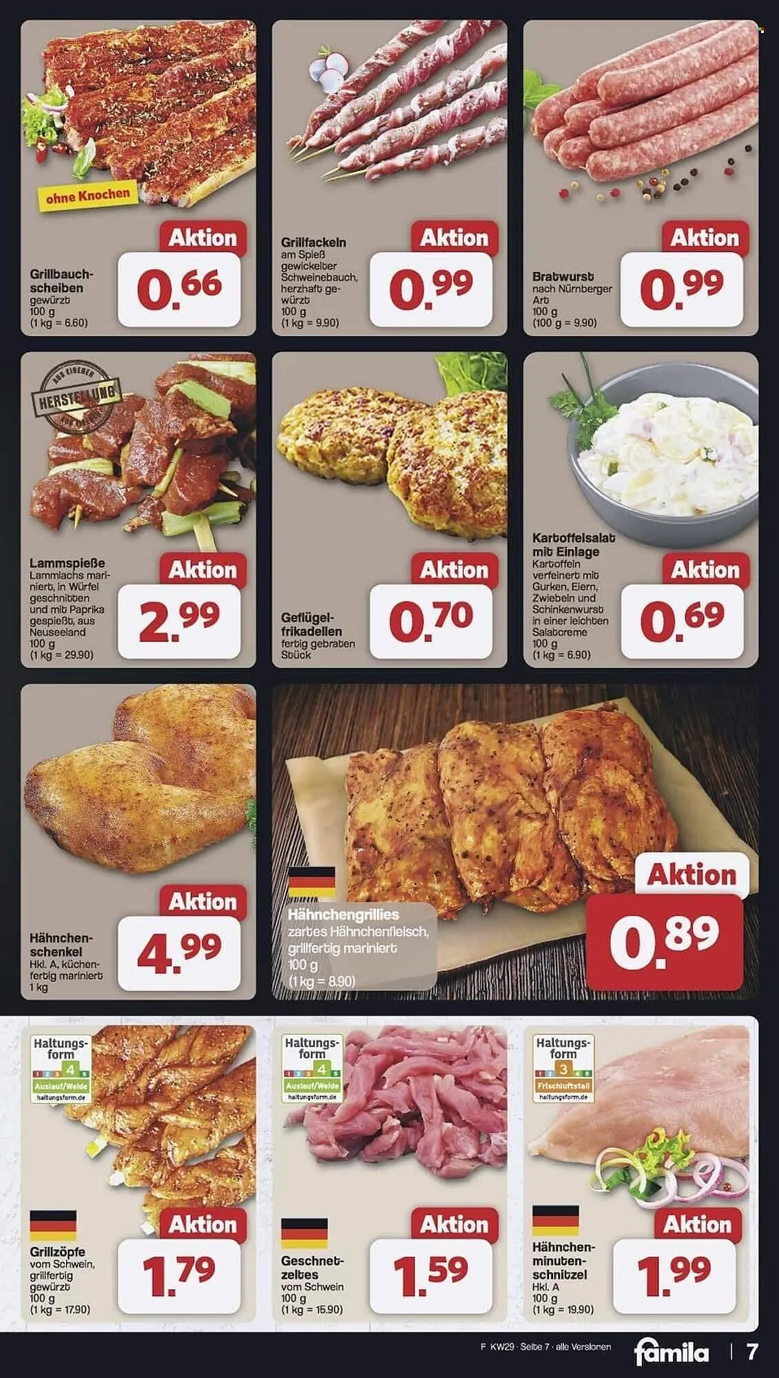 Famila Nord Ost Prospekt von 14. Juli bis 19. Juli 2025 - Prospekt seite 7