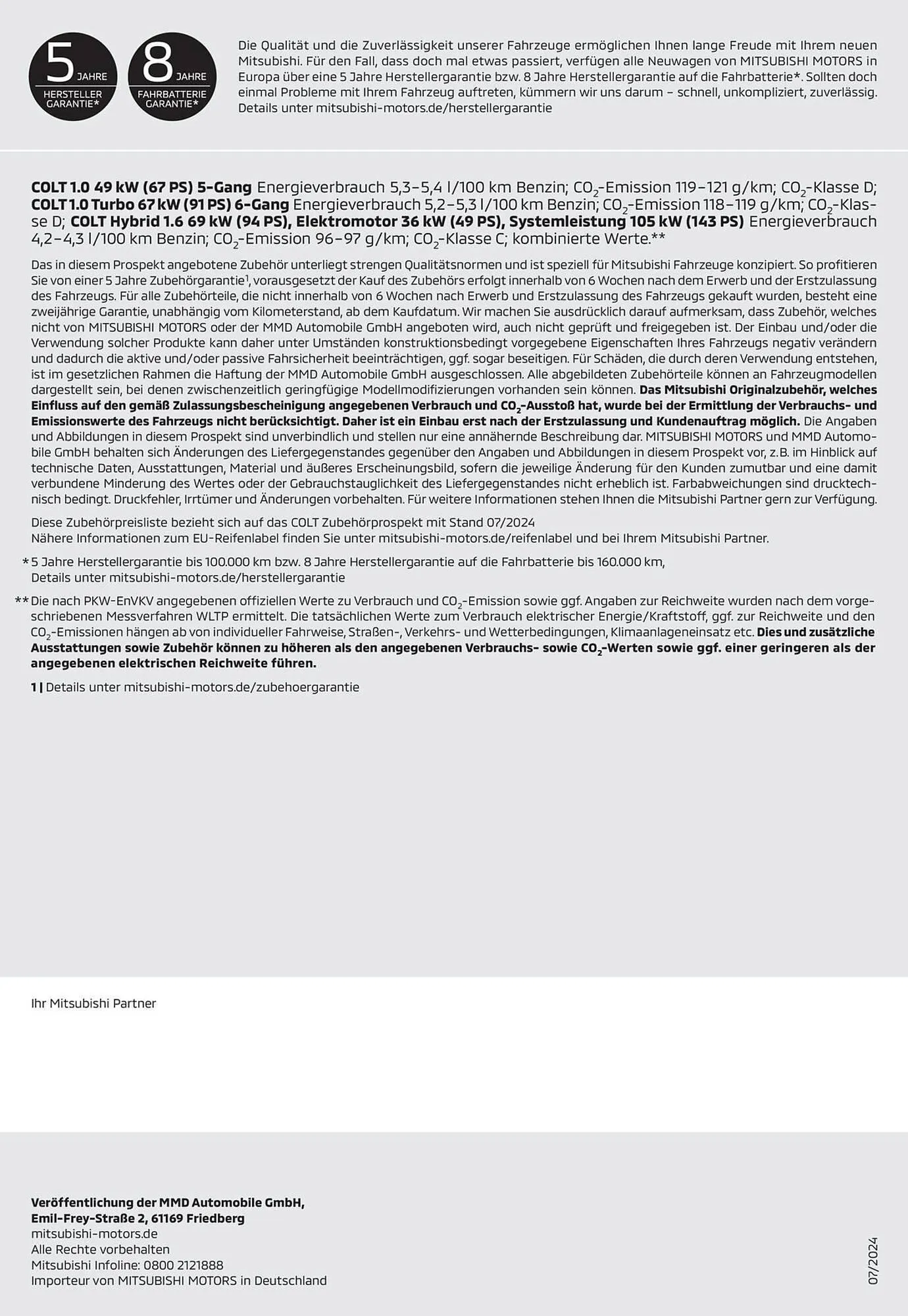 Mitsubishi Prospekt von 18. Juli bis 18. Juli 2025 - Prospekt seite 6