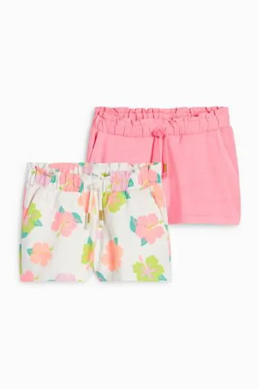 Multipack of 2 - hibiscus - sweat shorts