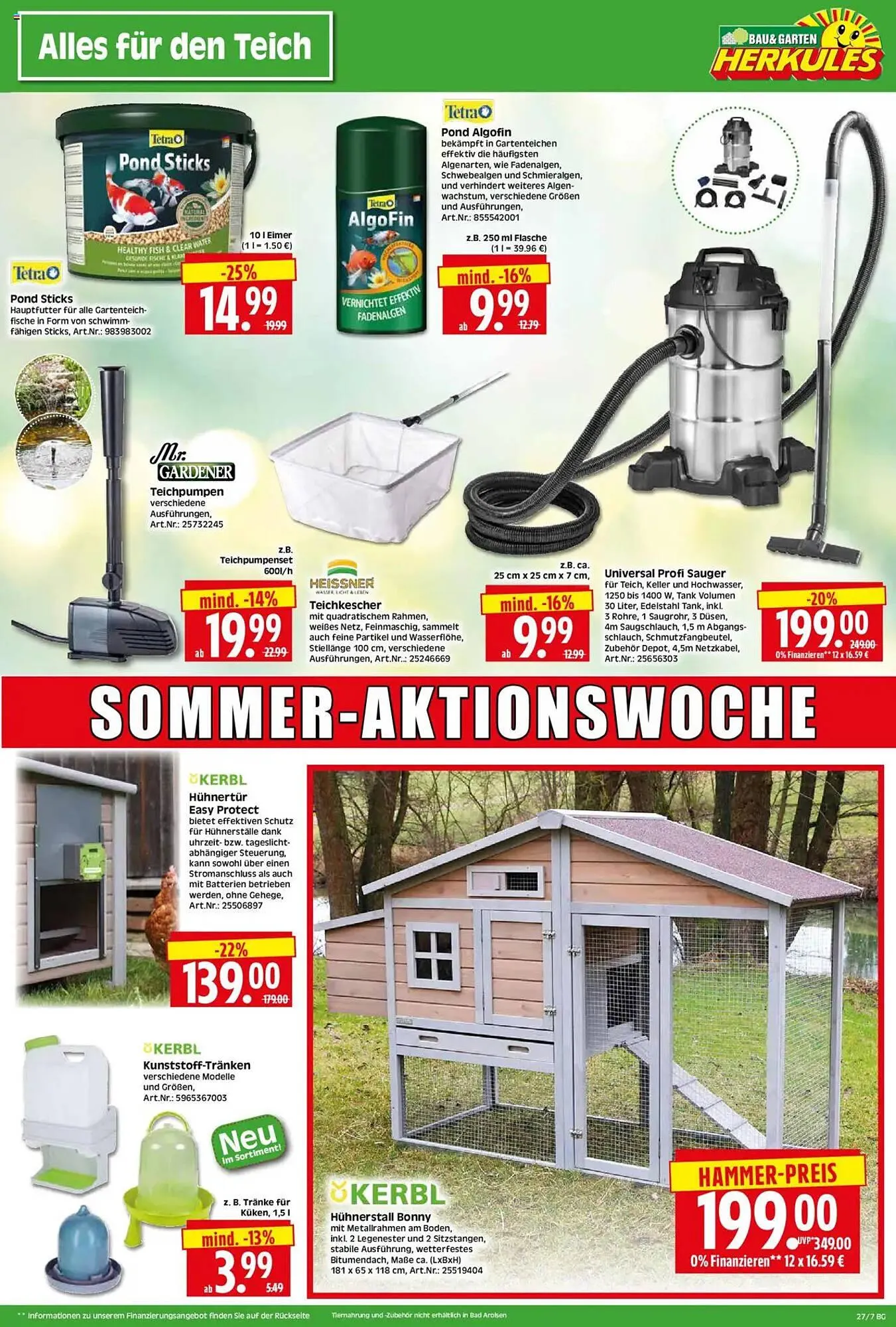 Herkules Baumarkt Prospekt von 30. Juni bis 5. Juli 2025 - Prospekt seite 7