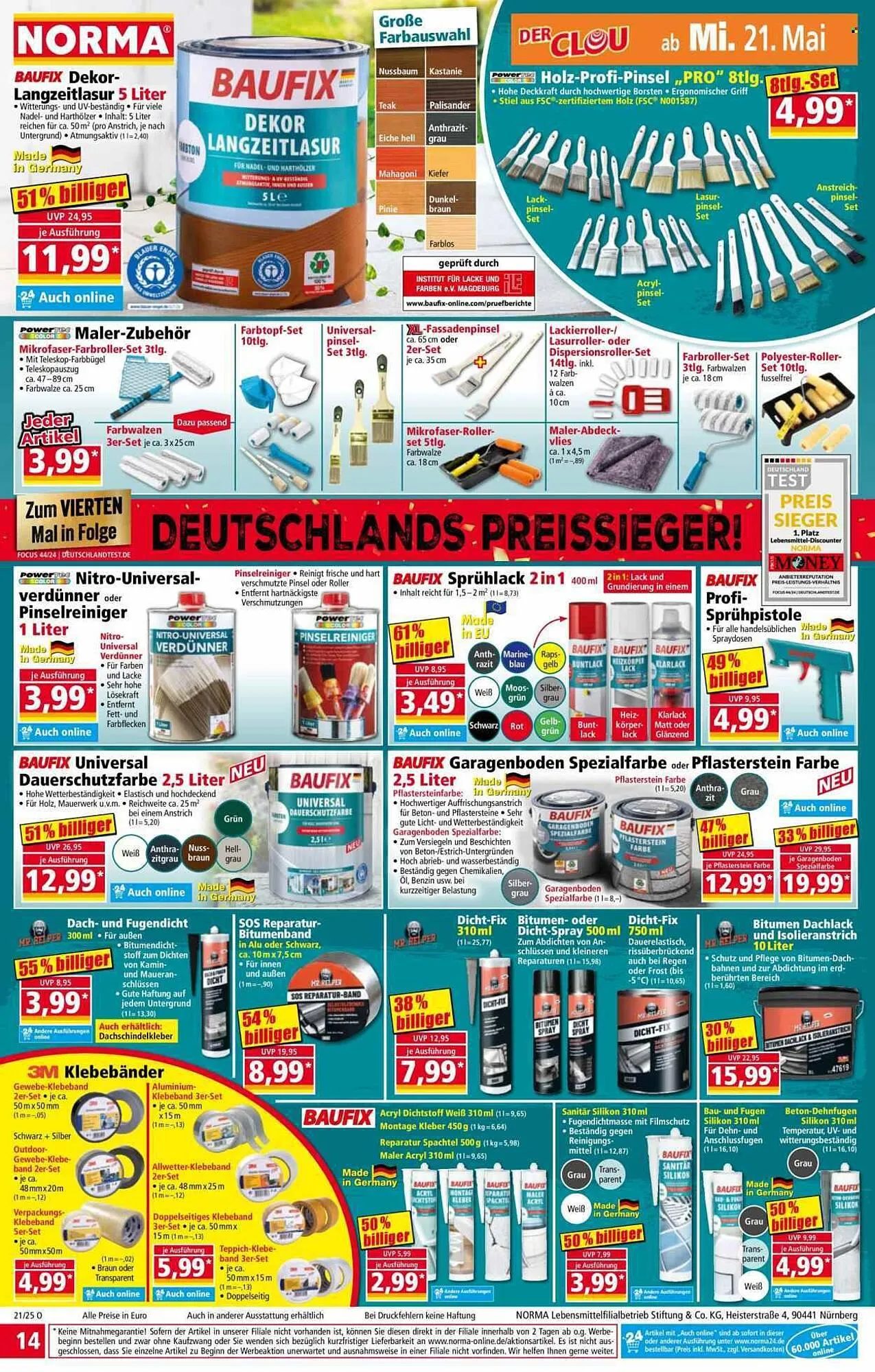 Norma Prospekt von 19. Mai bis 25. Mai 2025 - Prospekt seite 14