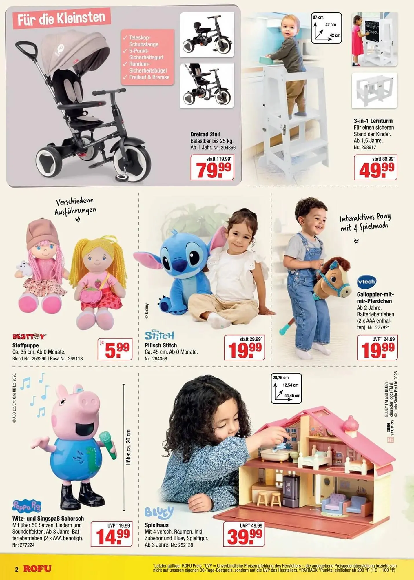 Rofu Kinderland Prospekt von 29. März bis 5. April 2026 - Prospekt seite 2