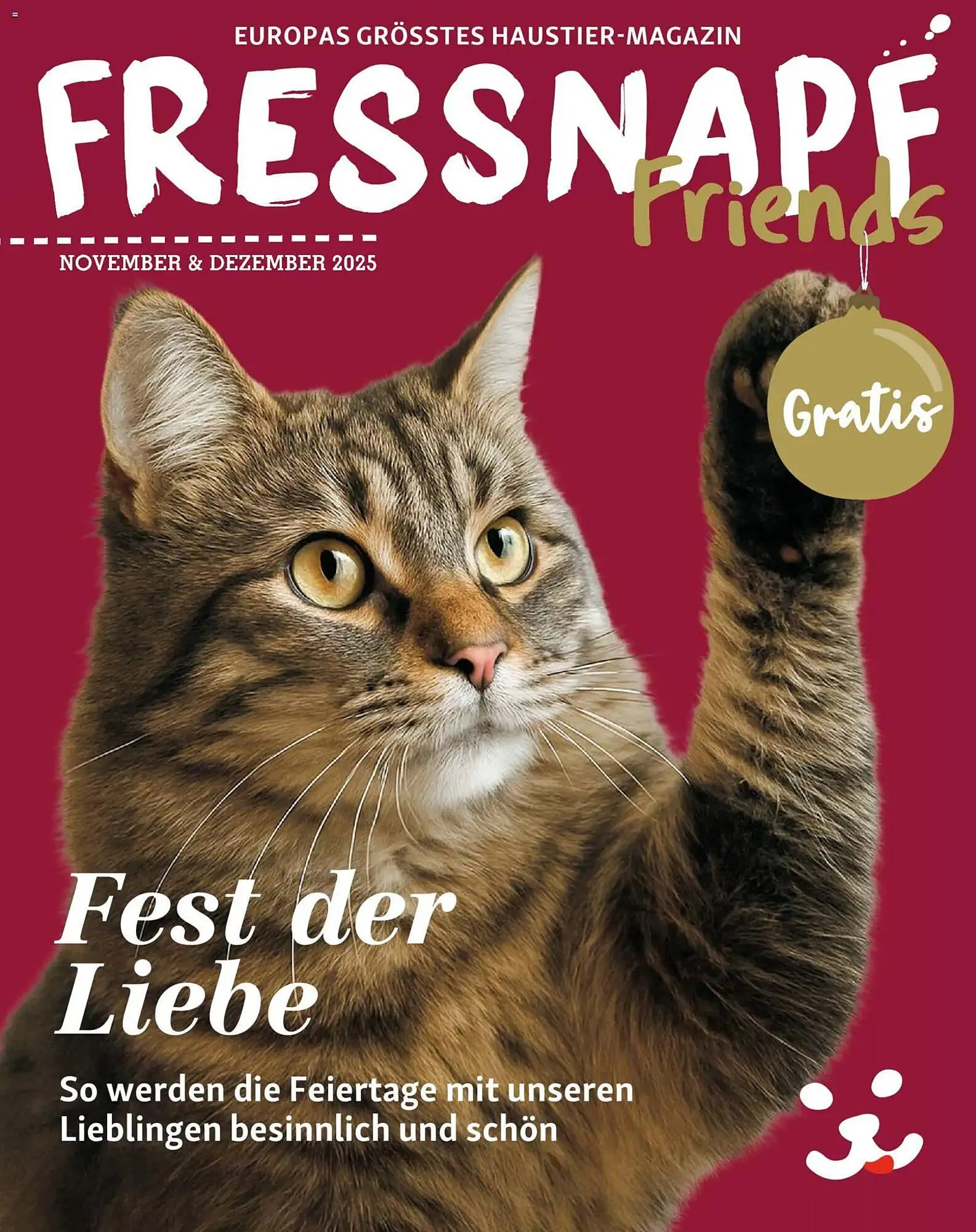 Fressnapf Magazin von 1. November bis 31. Dezember 2025 - Prospekt seite 1