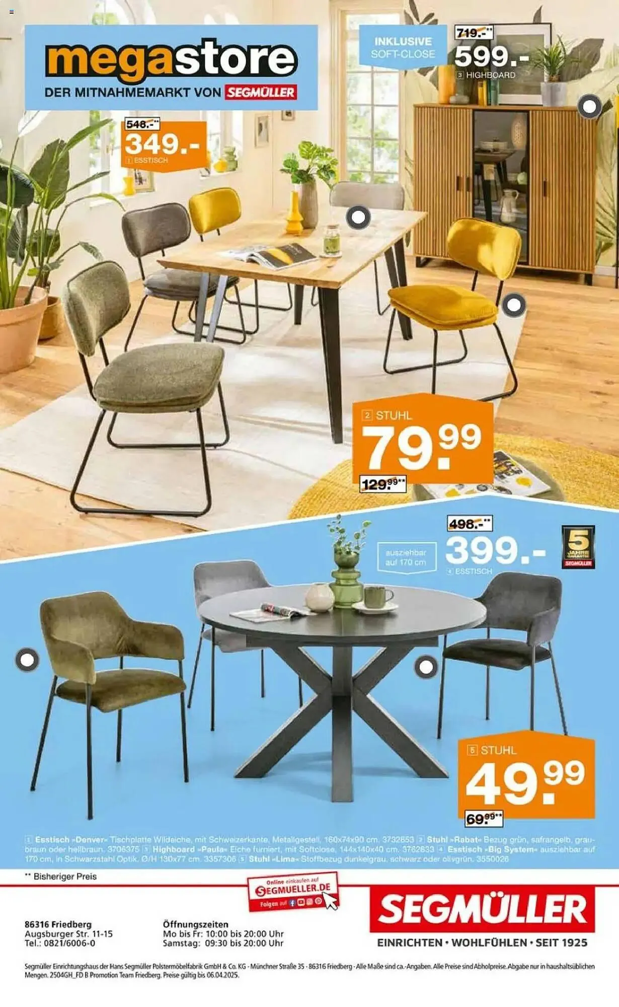 Segmüller Prospekt von 30. März bis 6. April 2025 - Prospekt seite 48