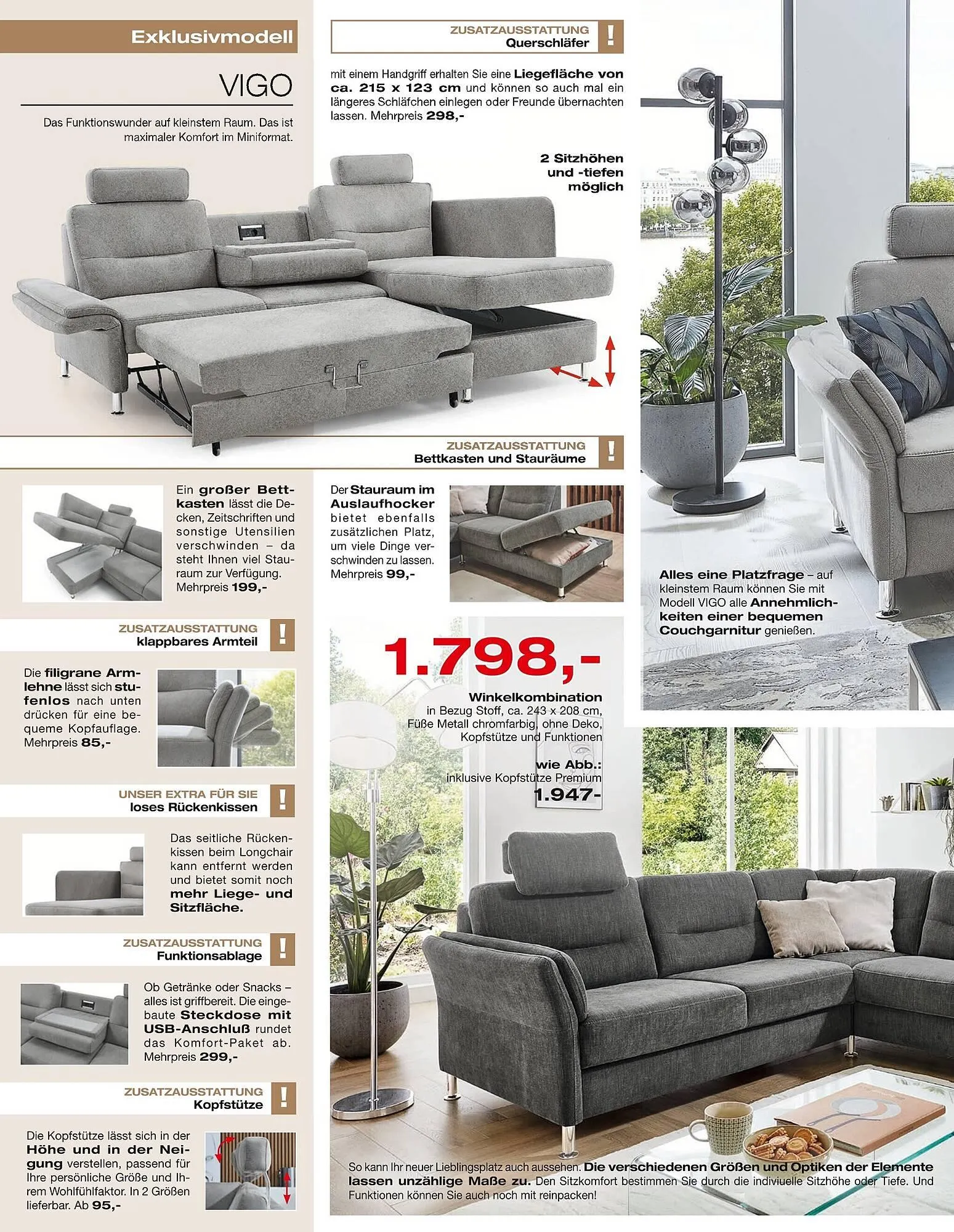 külkens+sohn Polstermöbel Prospekt von 13. März bis 12. April 2025 - Prospekt seite 8