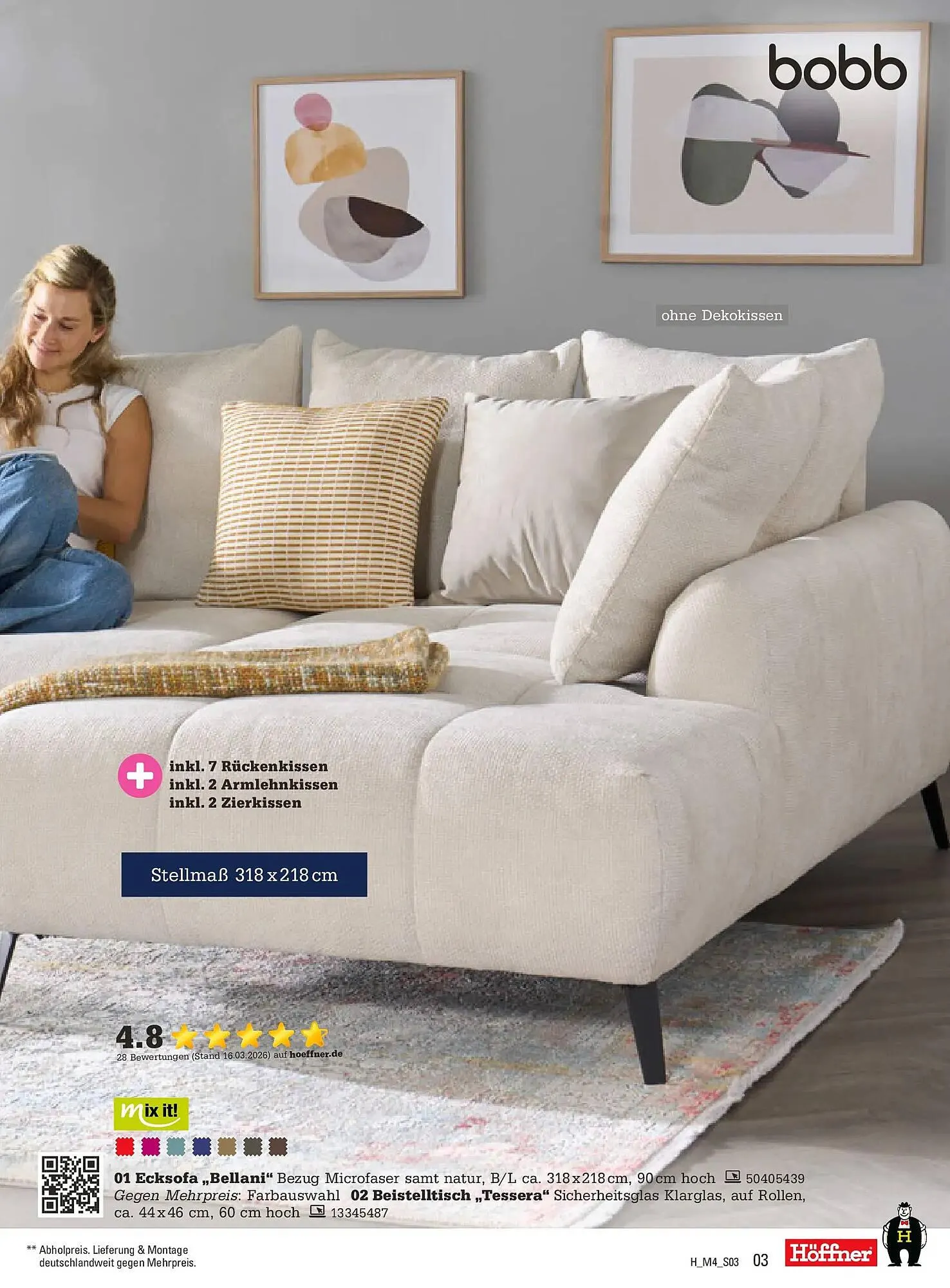 Höffner Prospekt von 31. März bis 21. April 2026 - Prospekt seite 3