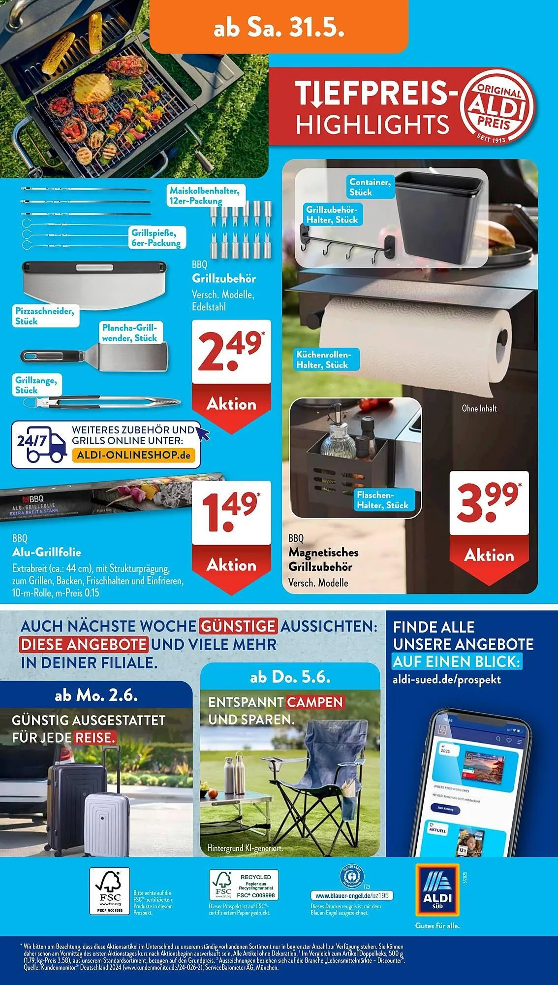 Aldi Süd Prospekt von 26. Mai bis 31. Mai 2025 - Prospekt seite 18