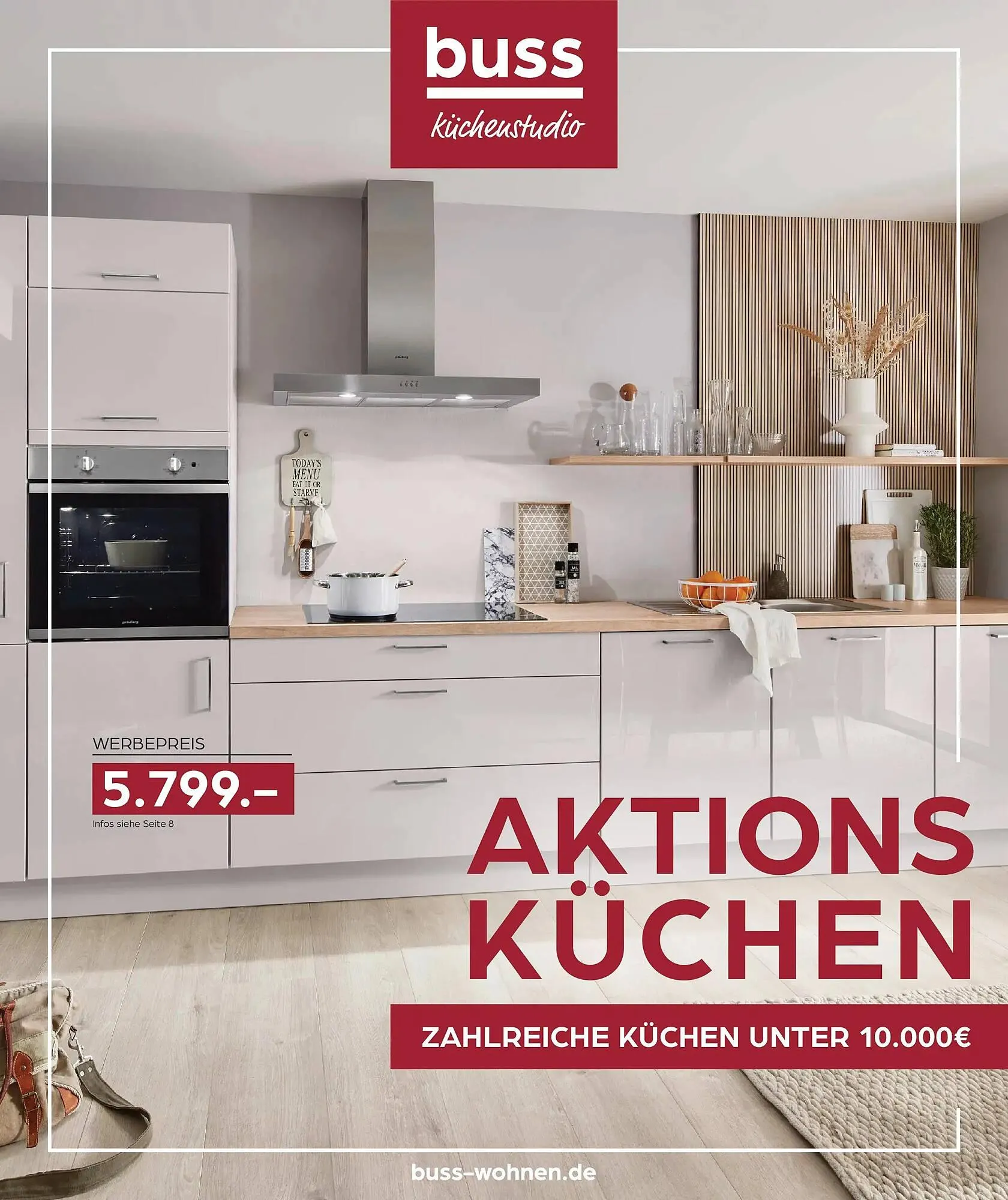 Möbel Buss Prospekt von 30. Oktober bis 3. November 2025 - Prospekt seite 1