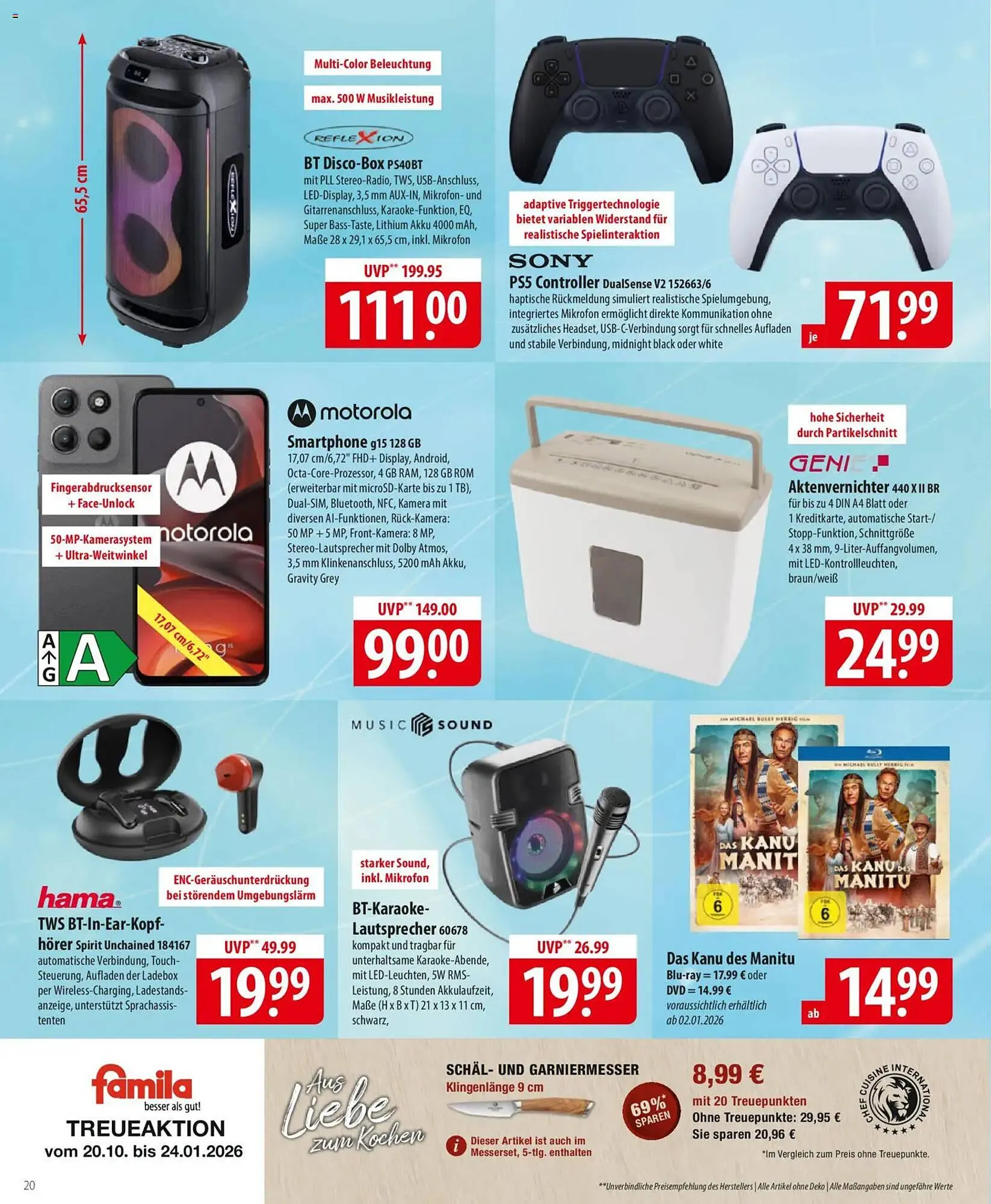 Famila Nord Ost Prospekt von 29. Dezember bis 3. Januar 2026 - Prospekt seite 20