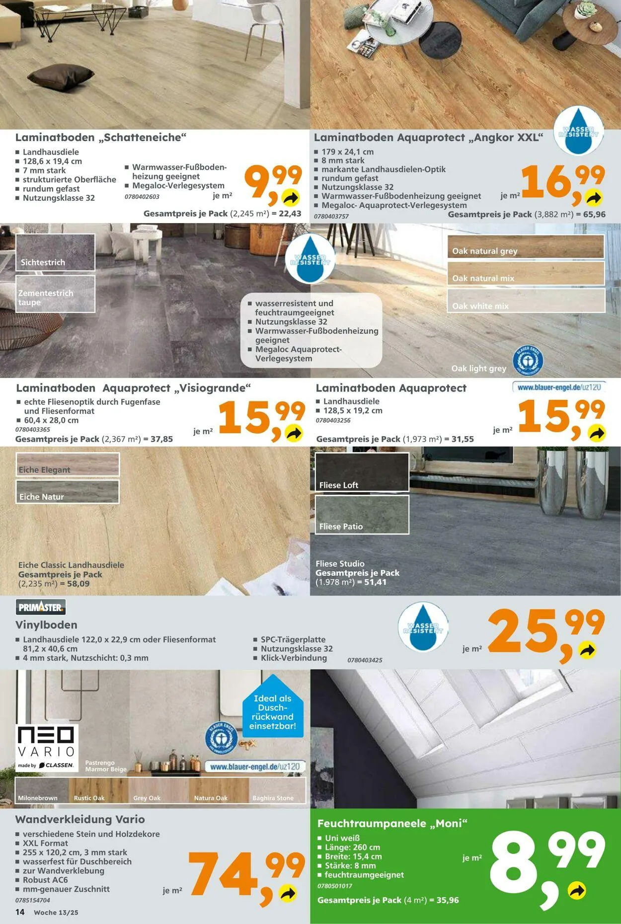 Globus Baumarkt Aktueller Prospekt von 23. März bis 29. März 2025 - Prospekt seite 14