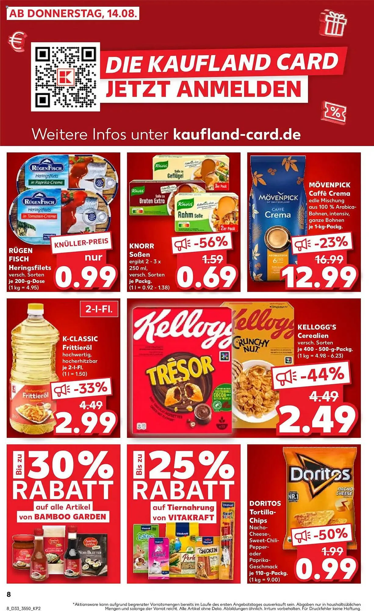 Kaufland Prospekt von 14. August bis 20. August 2025 - Prospekt seite 8