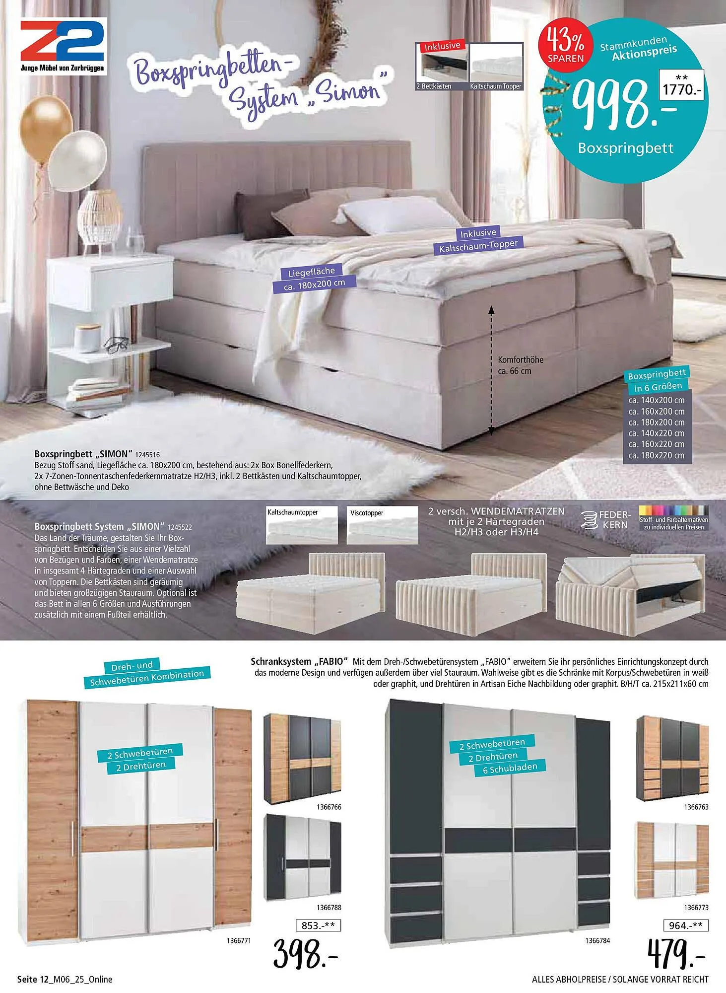 Zurbrüggen Prospekt von 2. Mai bis 17. Mai 2025 - Prospekt seite 12