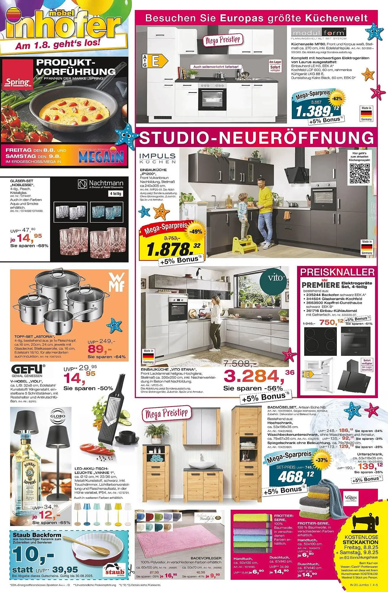 Möbel Inhofer Prospekt von 1. August bis 30. August 2025 - Prospekt seite 5