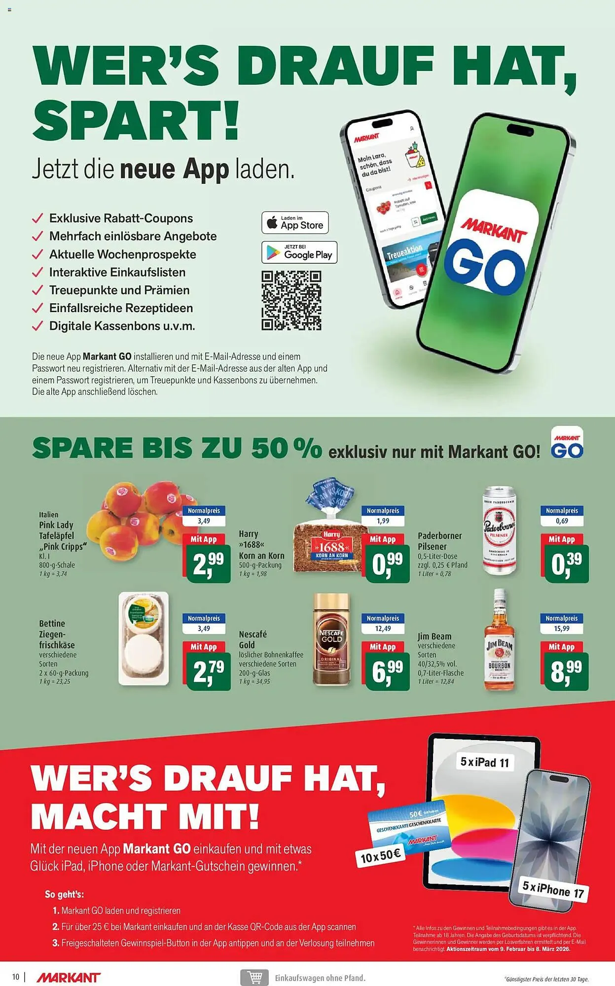 Markant Prospekt von 23. Februar bis 28. Februar 2026 - Prospekt seite 10