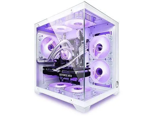 OCTANE SYSTEMS VENOM Black Wasserkühlung, ARGB, WLAN + Bluetooth, Gaming PC, 64 GB RAM, 1 TB SSD, NVIDIA GeForce RTX™ 3050, Windows 11 Pro