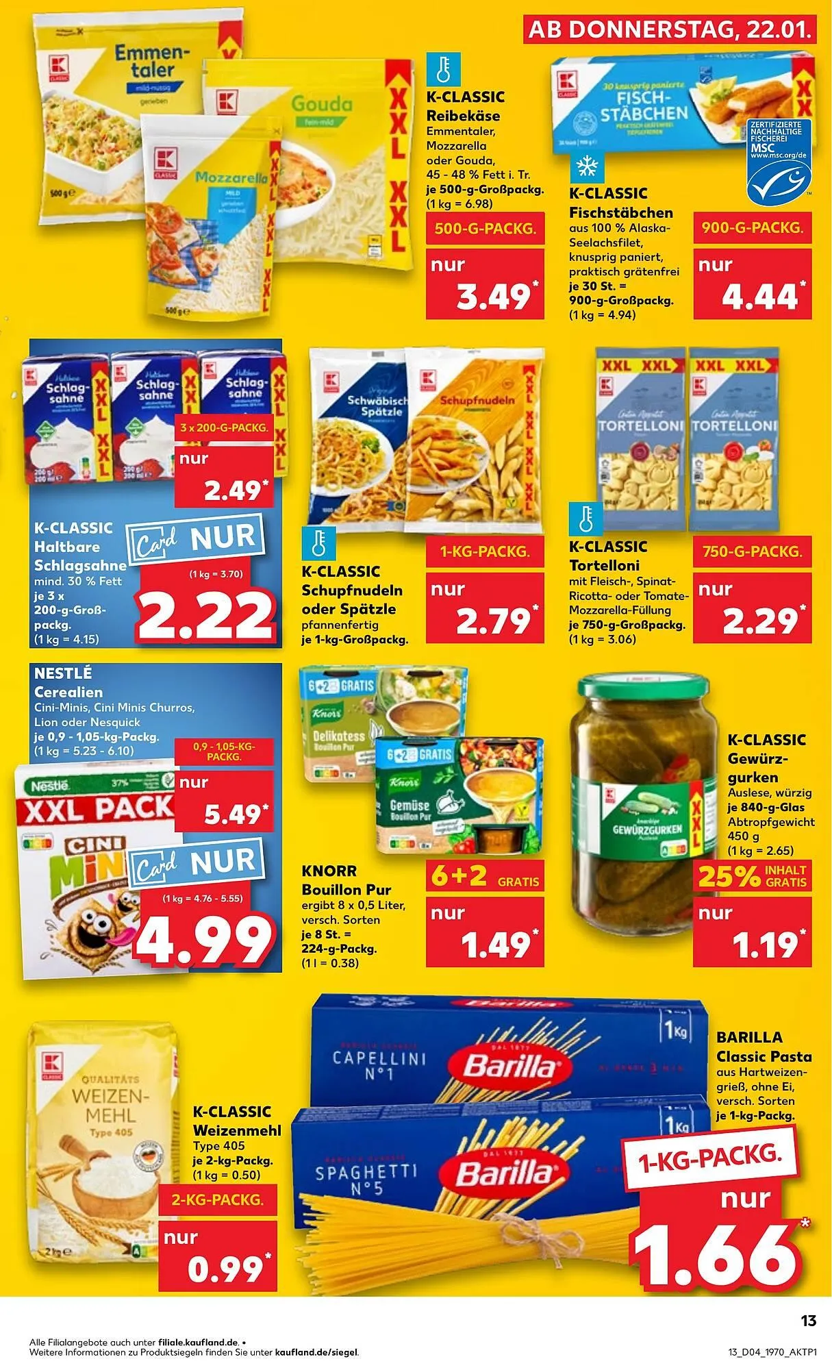 Kaufland Prospekt von 22. Januar bis 28. Januar 2026 - Prospekt seite 13