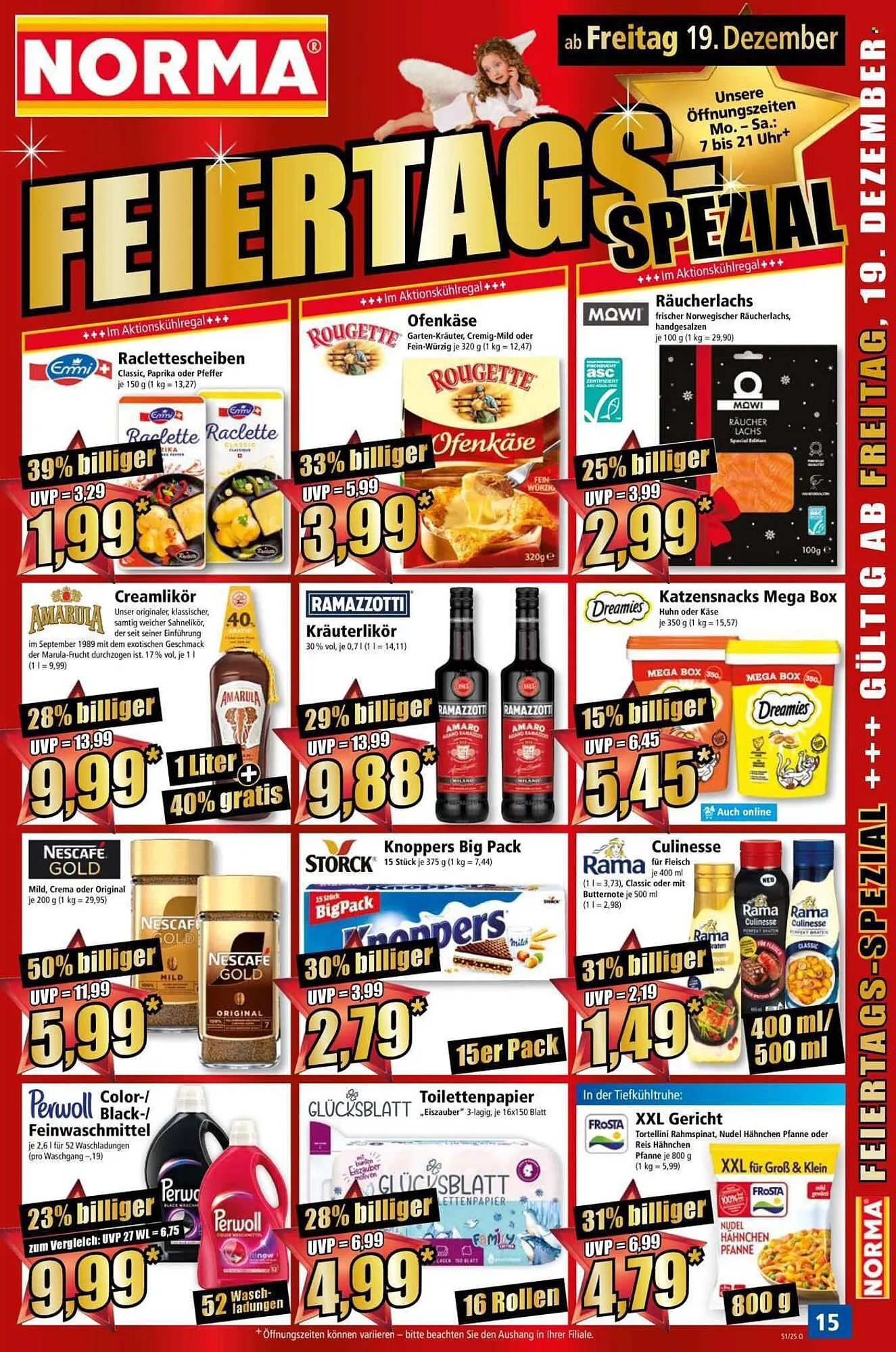 Norma Prospekt von 15. Dezember bis 21. Dezember 2025 - Prospekt seite 21